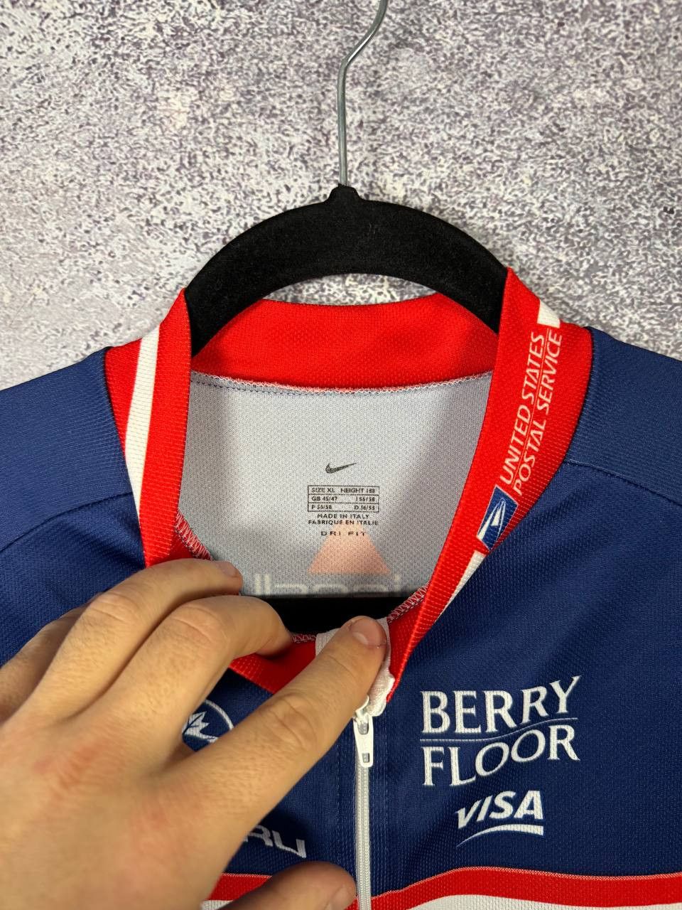 Bicycle × Nike × Vintage Nike Cycling US Jersey 2004 Trek Tour De France T Weisel Size US XL / EU 56 / 4 - 8 Thumbnail