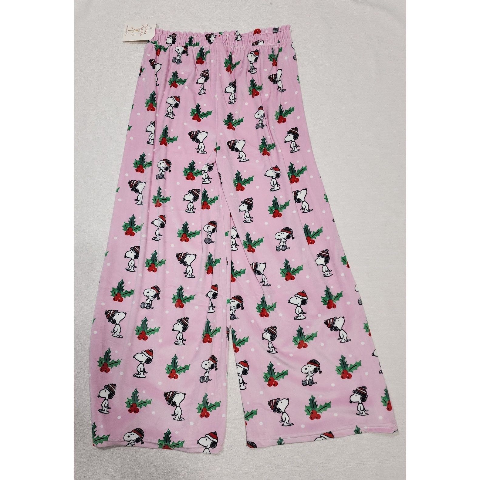 Peanuts Snoopy Christmas pajamas women's Large NWT Size 30" / US 8 / IT 44 - 7 Thumbnail