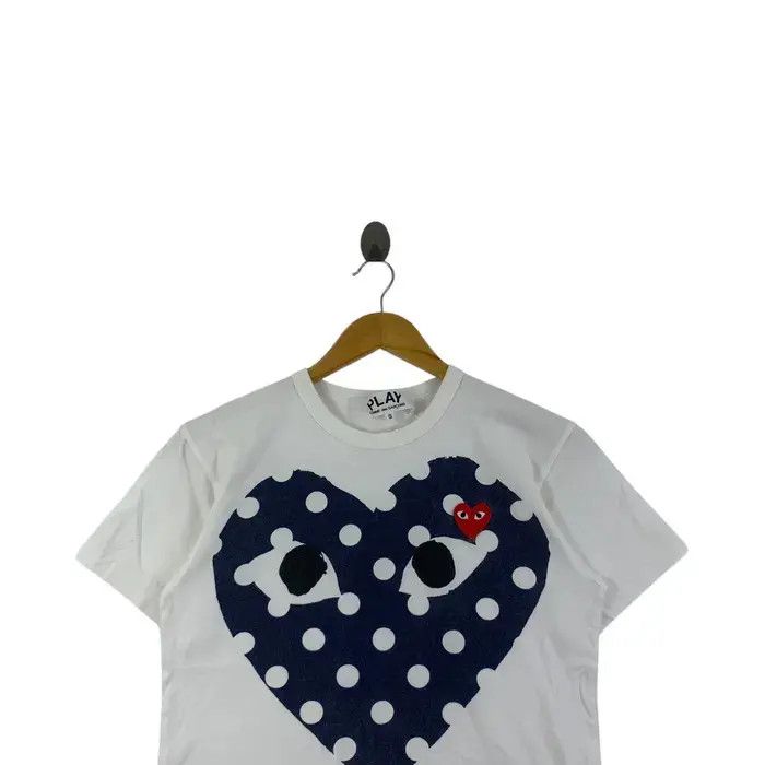 Comme des Garcons COMME DES GARCONS Play Polka Dot Love Tee Shirt Size S / US 4 / IT 40 - 2 Thumbnail