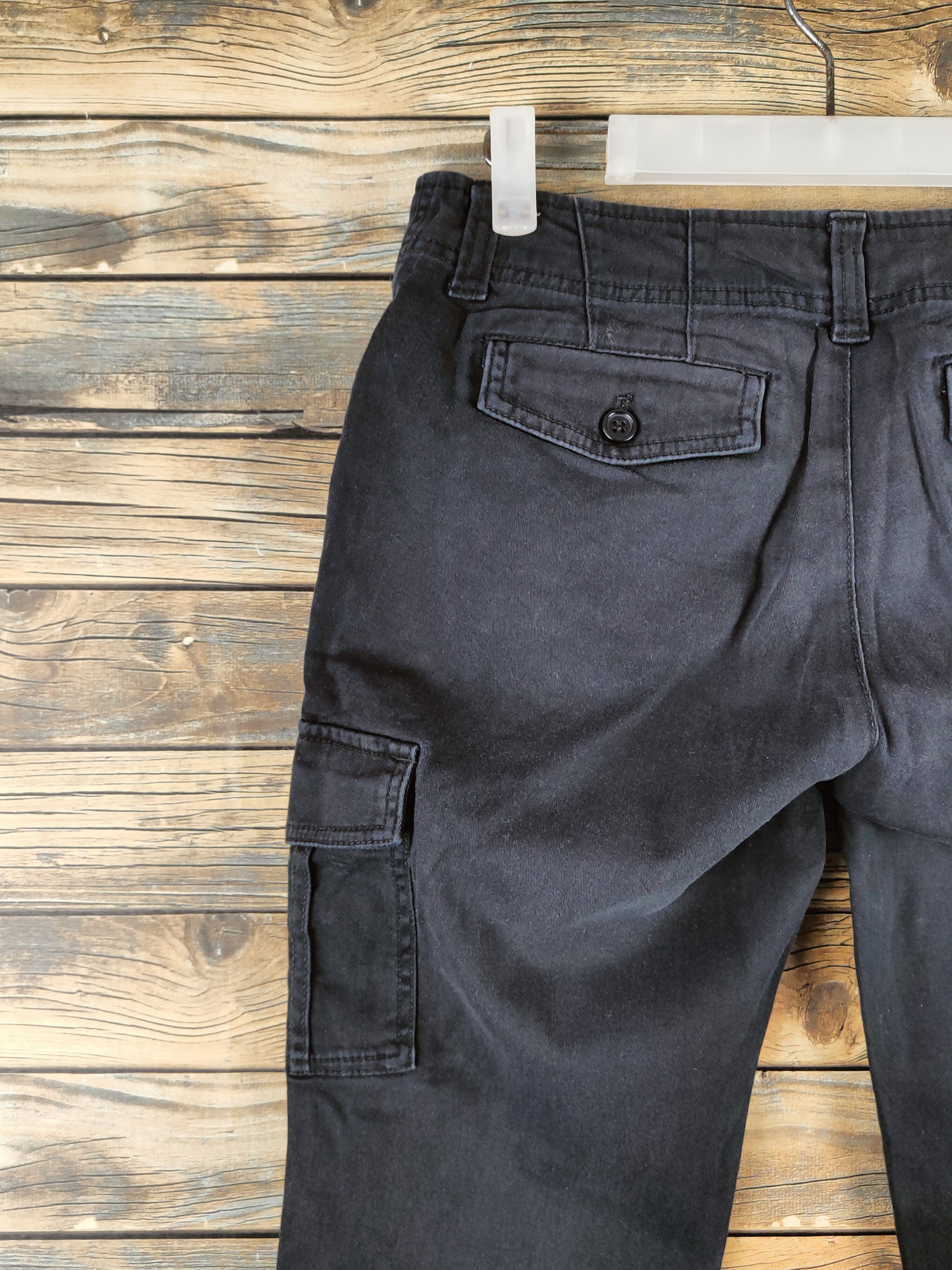 Japanese Brand DL A.v.v Standard Black Multipocket Cargo Pants #46-363 Size 27" / US 4 / IT 40 - 8 Thumbnail