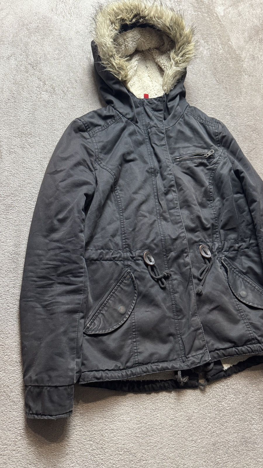 Japanese Brand Y2K If Six Was Nine Style Faux Fur Hood Jacket Alpha LGB Size US S / EU 44-46 / 1 - 2 Thumbnail