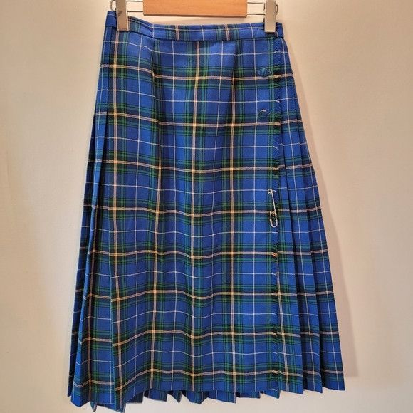 Vintage Vintage Bonda Nova Scotia Tartan Wool Dress Kilt- Size 8/26" Size 26" / US 2 / IT 38 - 1 Thumbnail