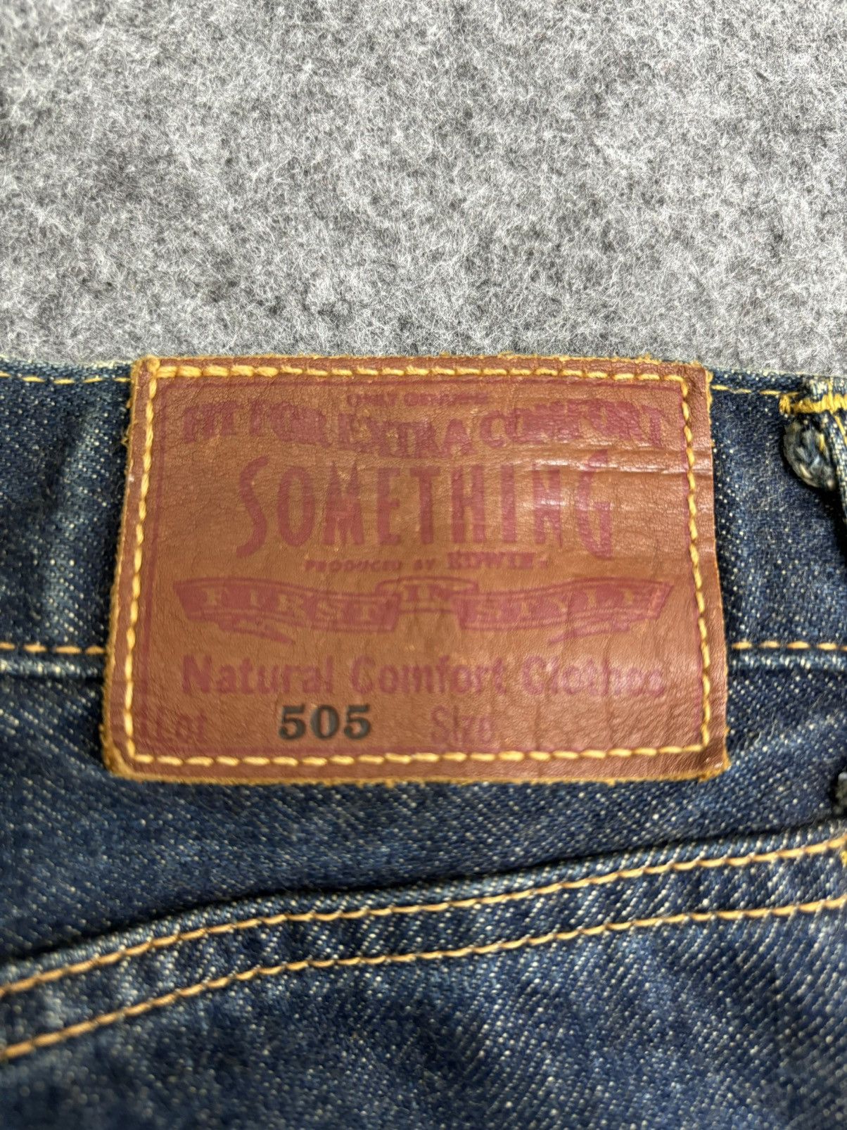 Japanese Brand 💥90s Wide Style💥Vintage Edwin 505 Selvedge Wide Denim F576 Size US 27 - 17 Thumbnail