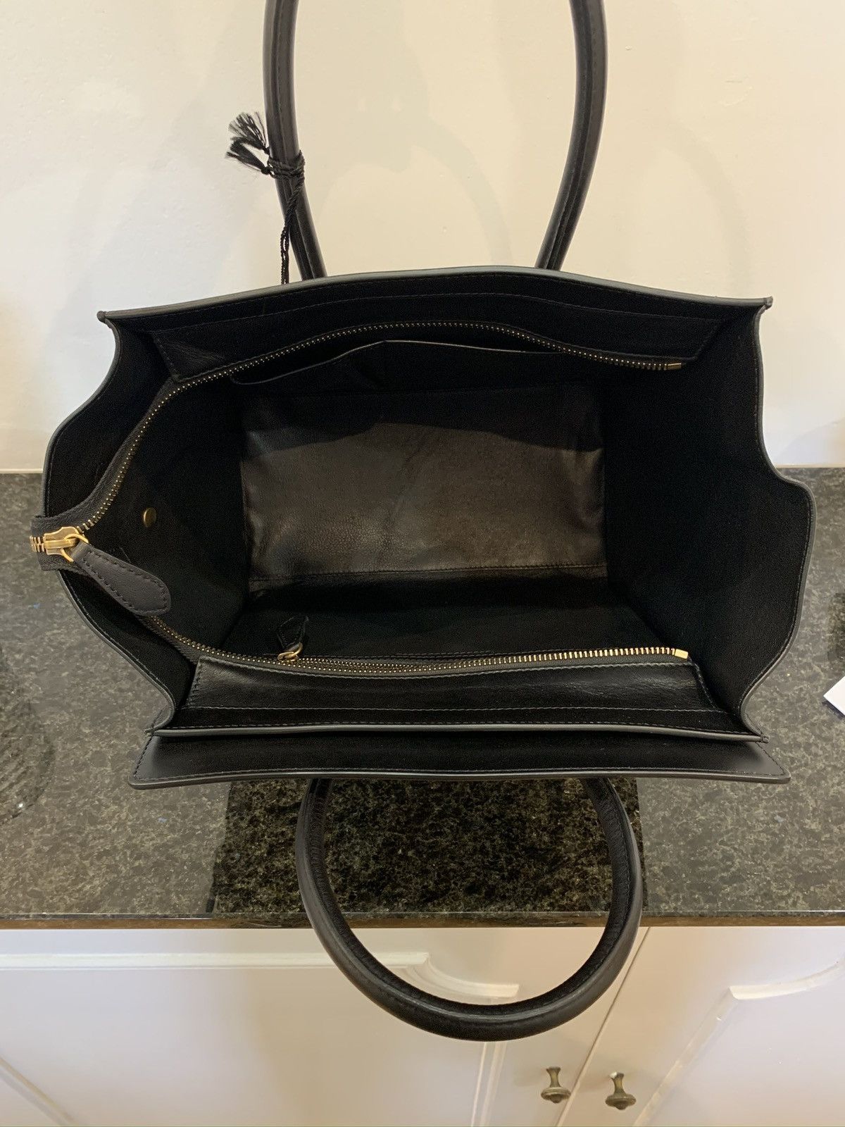 Celine Mini Luggage Leather and Lizard
