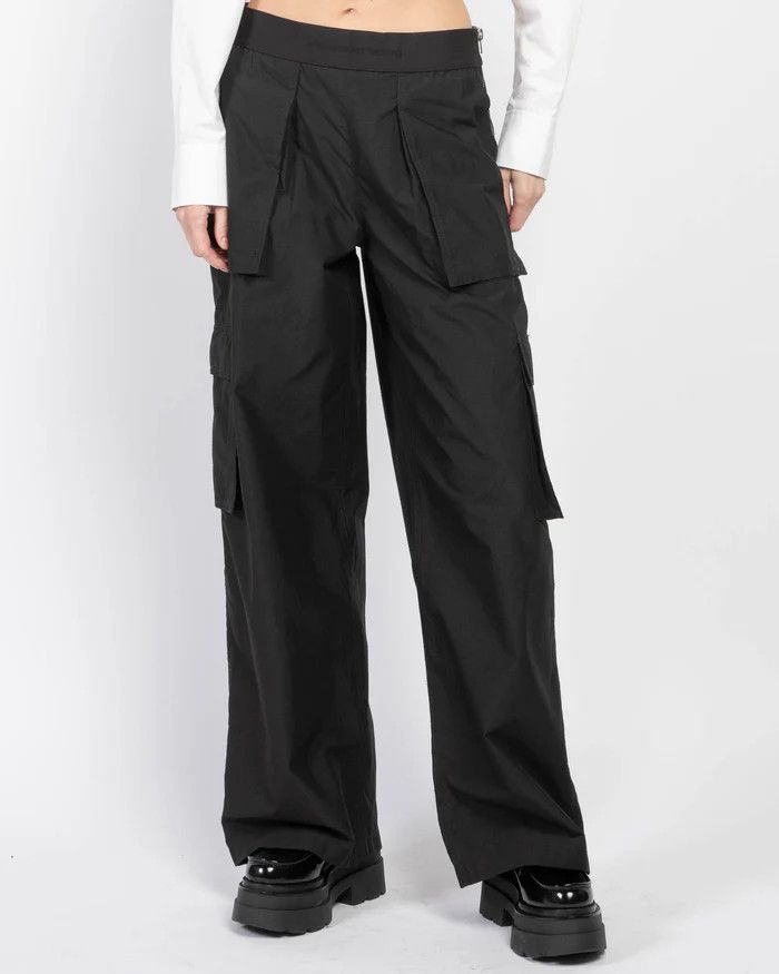 Alexander Wang o1s22i1n0225 Ripstop Cargo Pant in Black Size 27" / US 4 / IT 40 - 2 Thumbnail