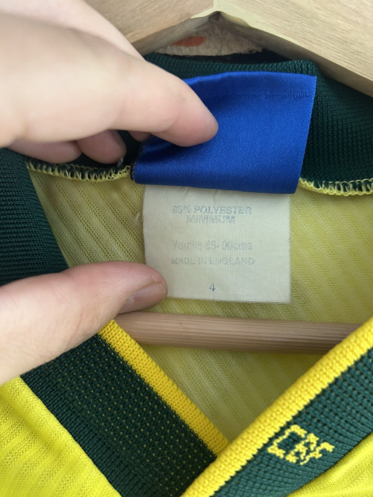 Umbro 1995 Brazil Home Kit Size US S / EU 44-46 / 1 - 3 Thumbnail