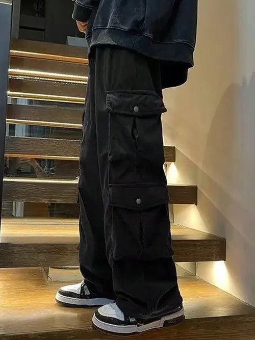 Japanese Brand corduroy Parachute Multi-Pocket Sweatpants Gorpcore Cargo Size US 34 / EU 50 - 5 Thumbnail