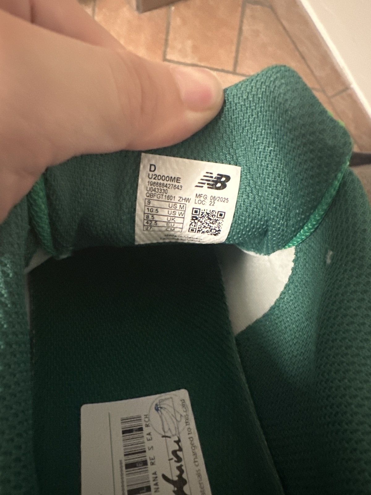 New Balance New Balance Abzorb 2000 x Aminé “Biblioteca” Size US 9 / EU 42 - 14 Thumbnail