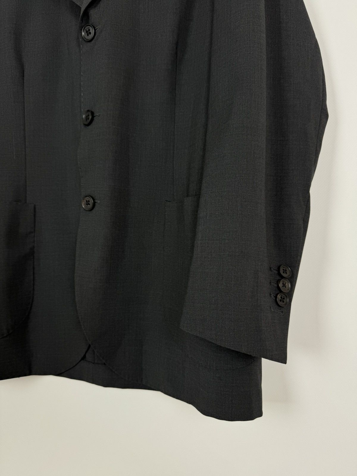 Drumohr Drumohr Virgin Wool Gray Blazer Jacket Size 46 Size 46R - 4 Thumbnail