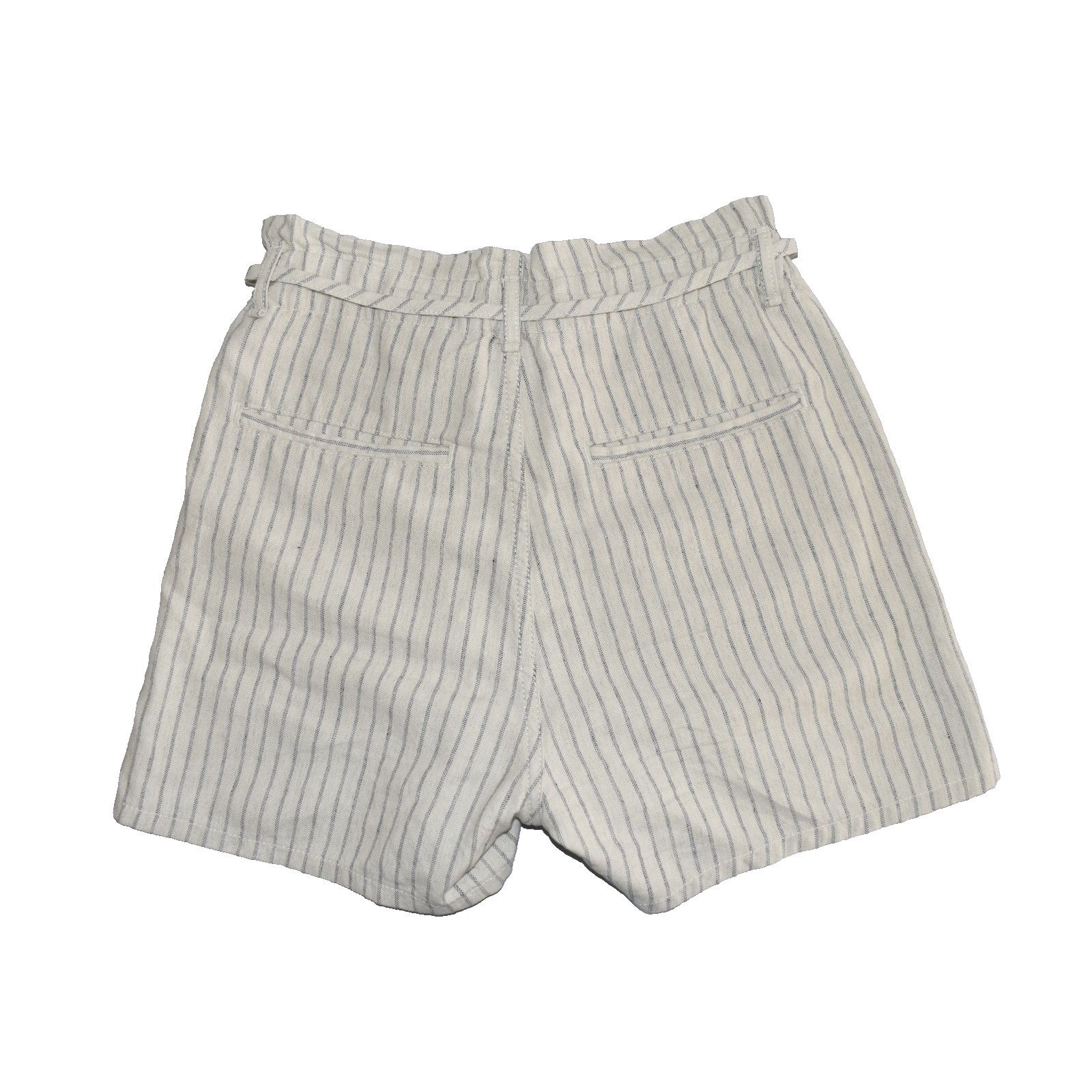 Rag & Bone RAG & BONE Striped Paperbag Zip Fly Tie Shorts Size 26 Size 27" / US 4 / IT 40 - 2 Thumbnail