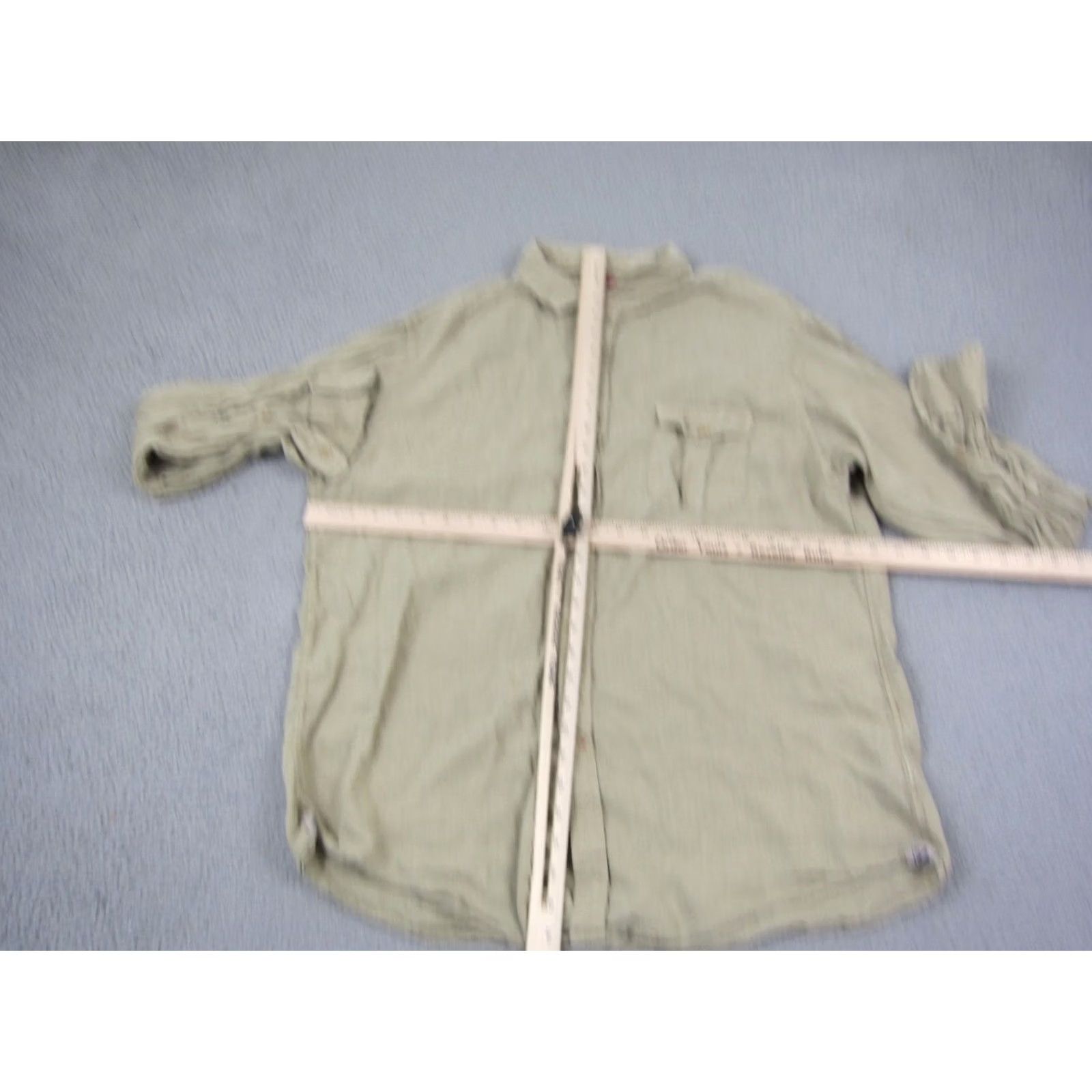 Cremieux Cremieux Brown Button Up Shirt Mens XL Slim Fit Classic 100% Linen Long Sleeve Size US XL / EU 56 / 4 - 5 Thumbnail