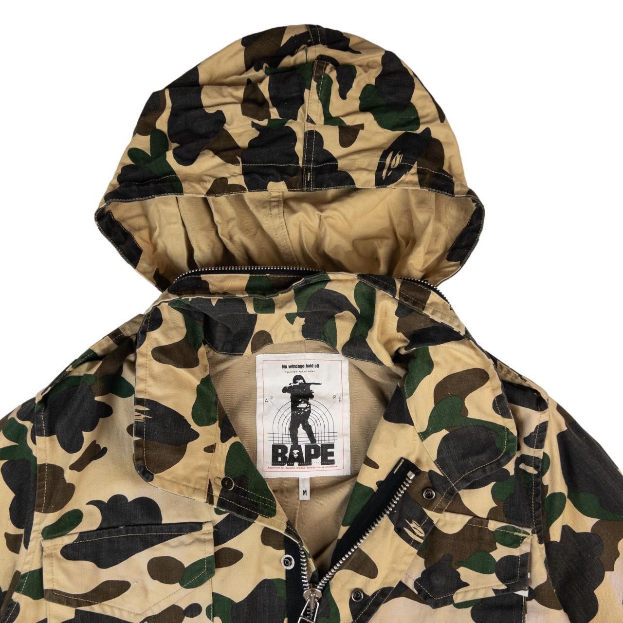 Bape Vintage Bape Adjustable Camo Zip Up Jacket Size M Size US M / EU 48-50 / 2 - 4 Thumbnail