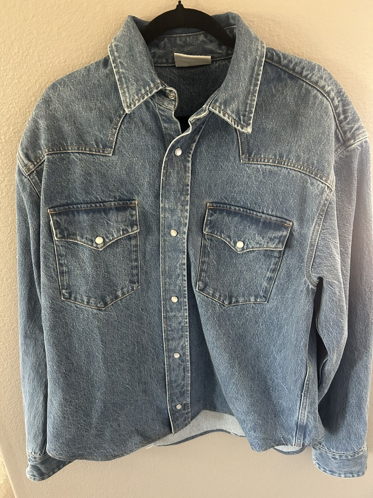 VTMNTS VTMNTS Western Denim Shirt Size US L / EU 52-54 / 3 - 3 Thumbnail