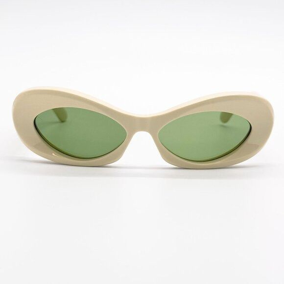 Valentino NEW VALENTINO SUNGLASSES VLS-178B IVORY/GREEN WOMEN EYEWEAR Size ONE SIZE - 4 Thumbnail