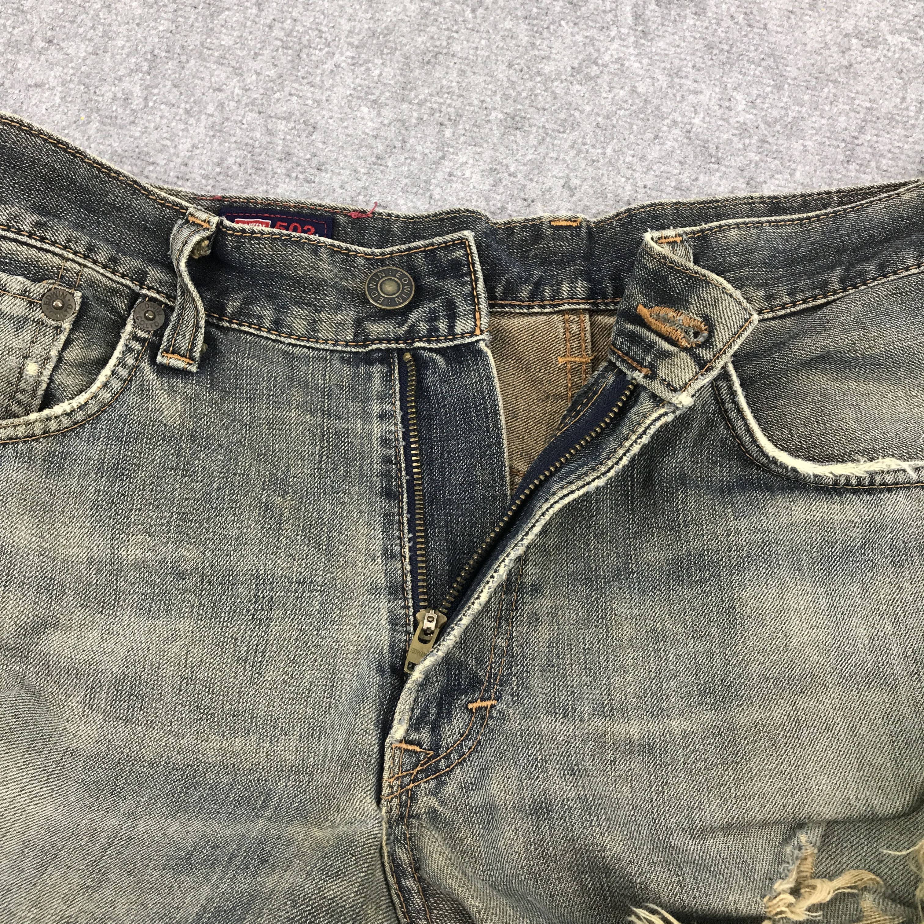 Edwin Faded Denim edwin Japan style distressed jean Size US 34 / EU 50 - 3 Thumbnail