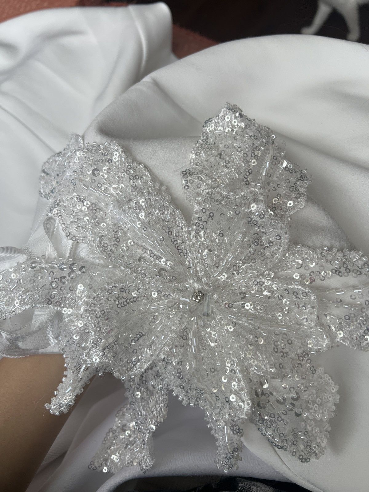 Other Detailed wedding gown Size S / US 4 / IT 40 - 3 Thumbnail