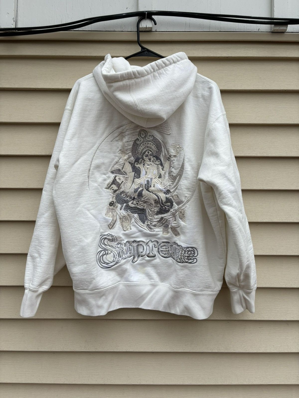 Supreme Supreme FW 22 Lakshmi Hoodie White Size US L / EU 52-54 / 3 - 6 Thumbnail