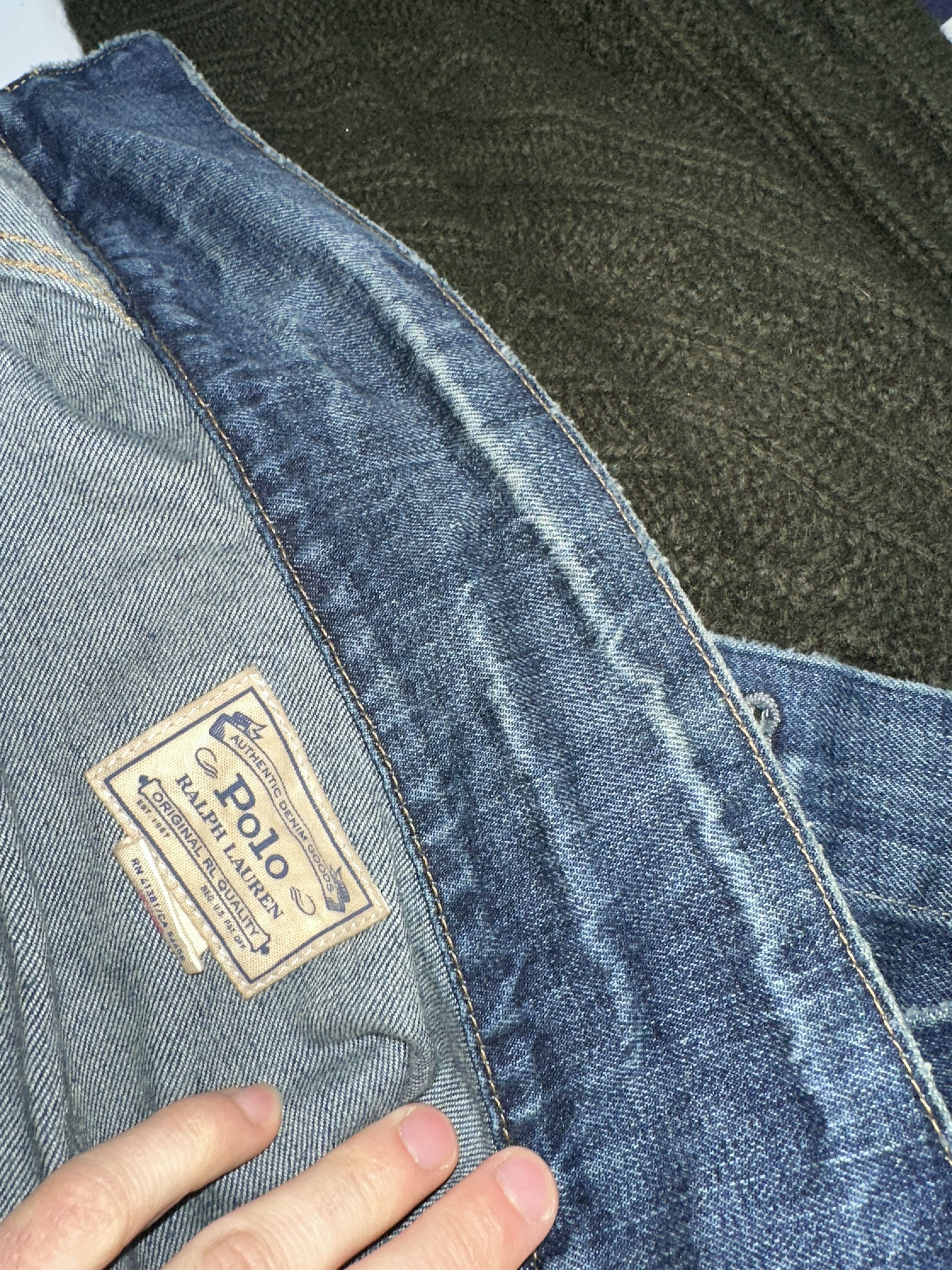 Ralph Lauren RRL Ralph Lauren Denim Jacket Distressed Trucker Size 2XL Size US XXL / EU 58 / 5 - 10 Thumbnail