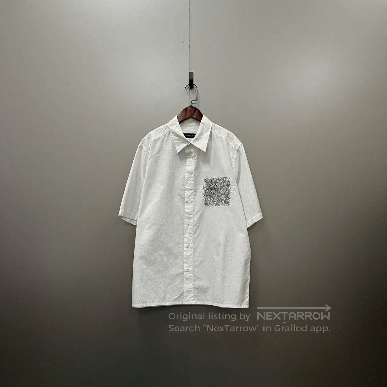 Louis Vuitton louis vuitton white short sleeve shirt. Size US S / EU 44-46 / 1 - 1 Thumbnail