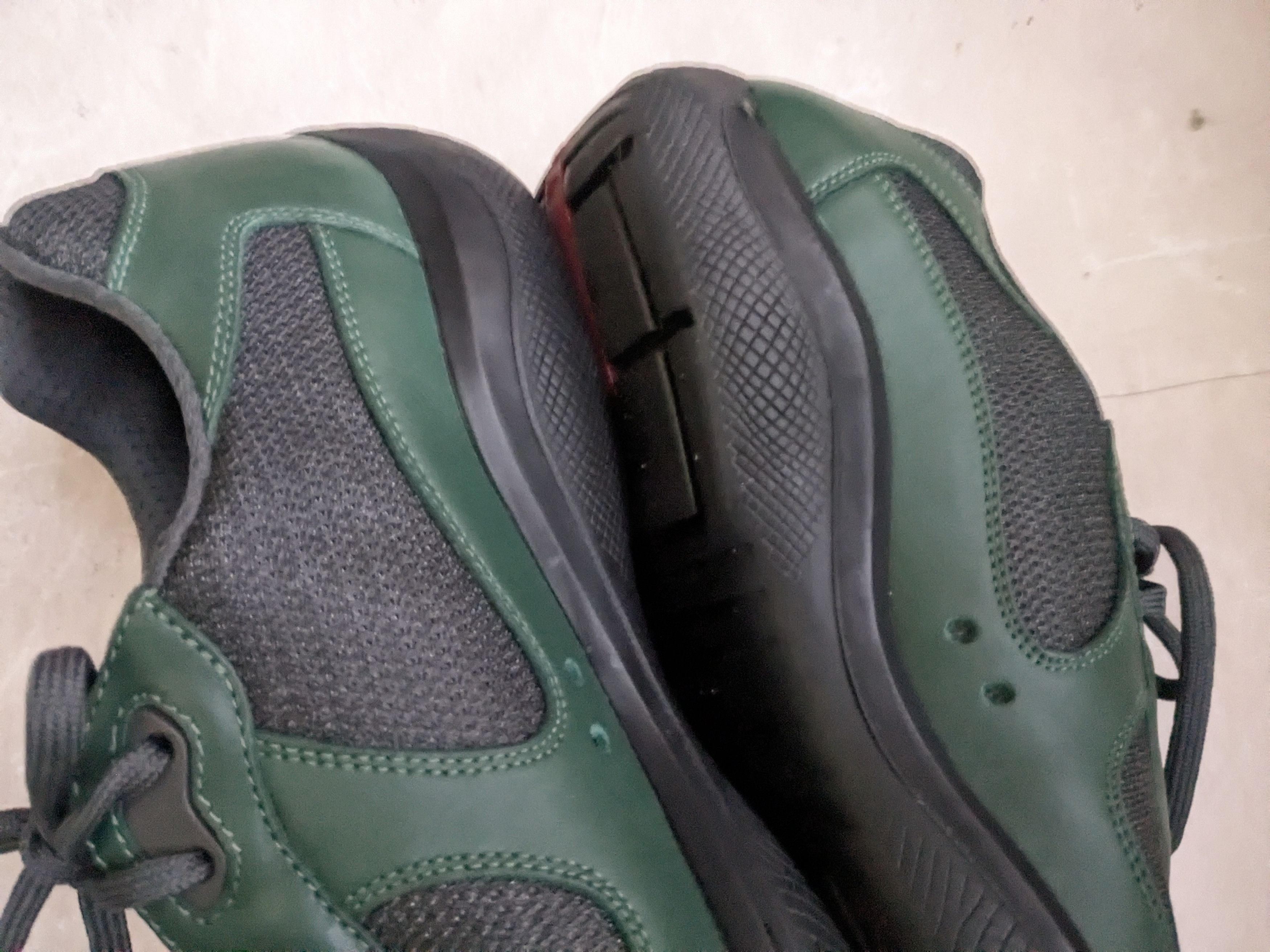 Prada Prada America's Cup Green 11.5 Leather Low Tops Size US 11.5 / EU 44-45 - 9 Thumbnail