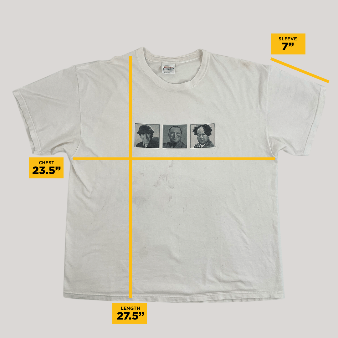 Vintage Vintage Y2K 2000s The Three Stooges Tee Size US L / EU 52-54 / 3 - 8 Thumbnail
