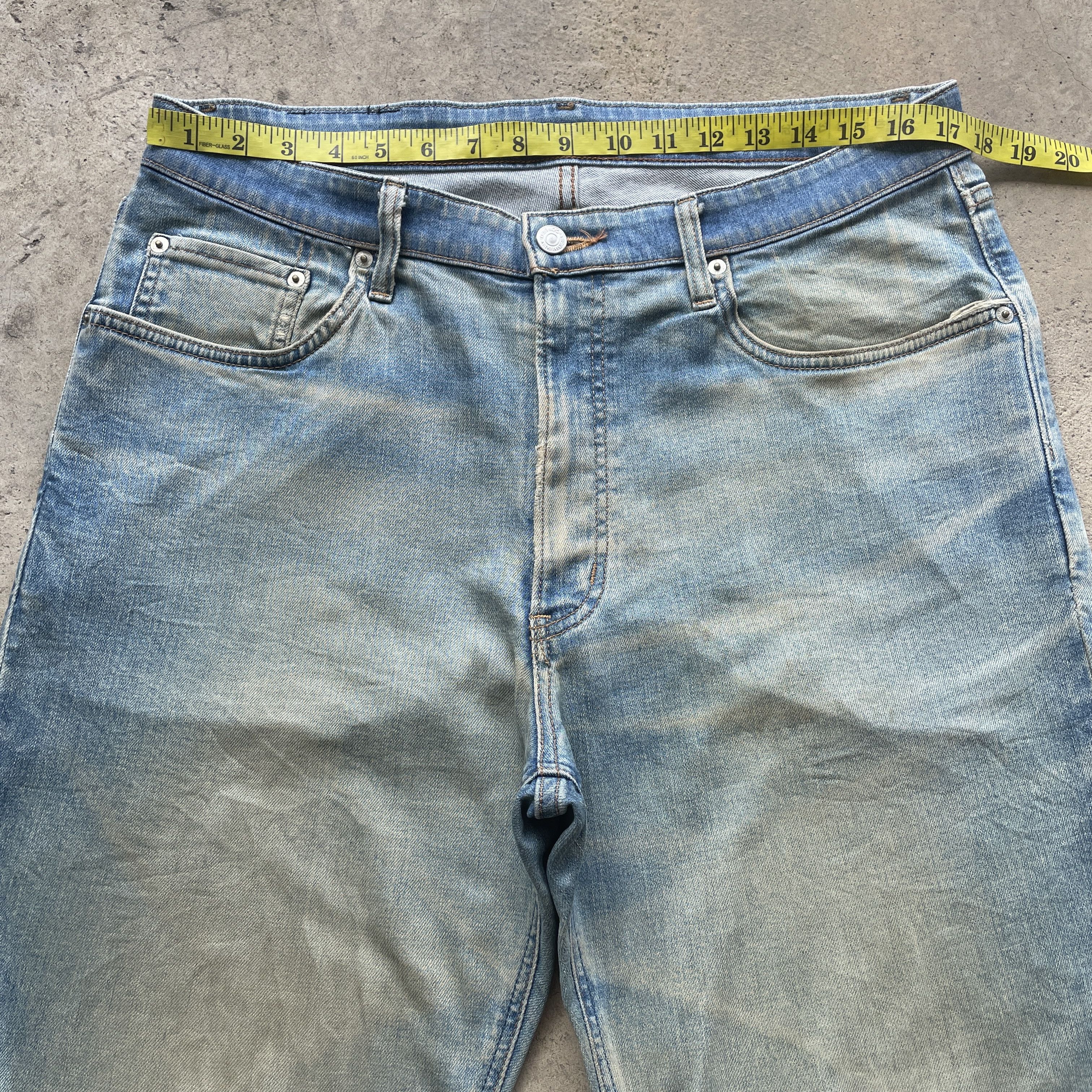 Edwin × Jean × Rusty W35x30.5💥 VINTAGE EDWIN JEANS RUSTY FADED DENIM PANTS JAPAN Size US 35 - 5 Thumbnail