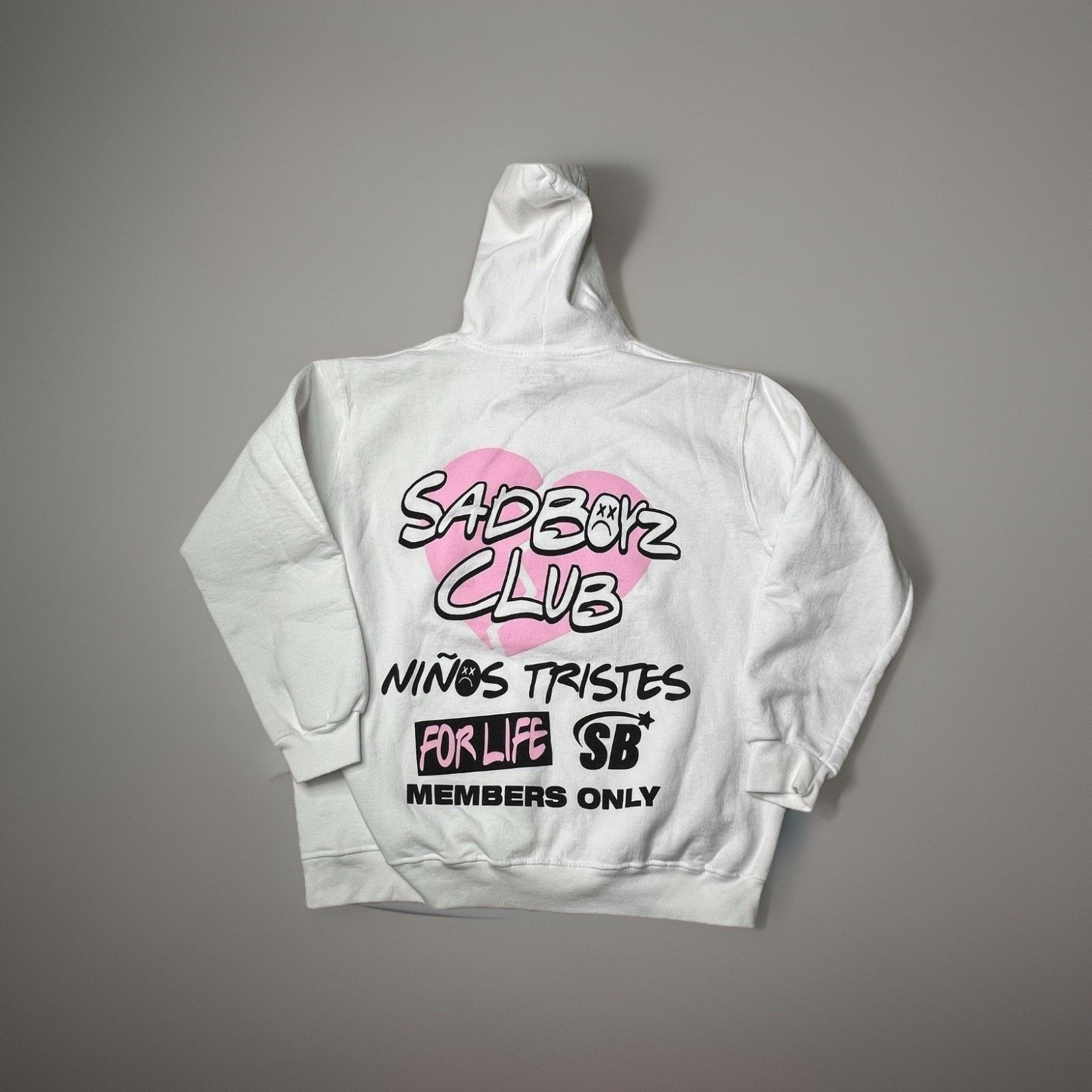 New Sad Boyz Live Forever Hoodie Merch Pullover Size X-Large