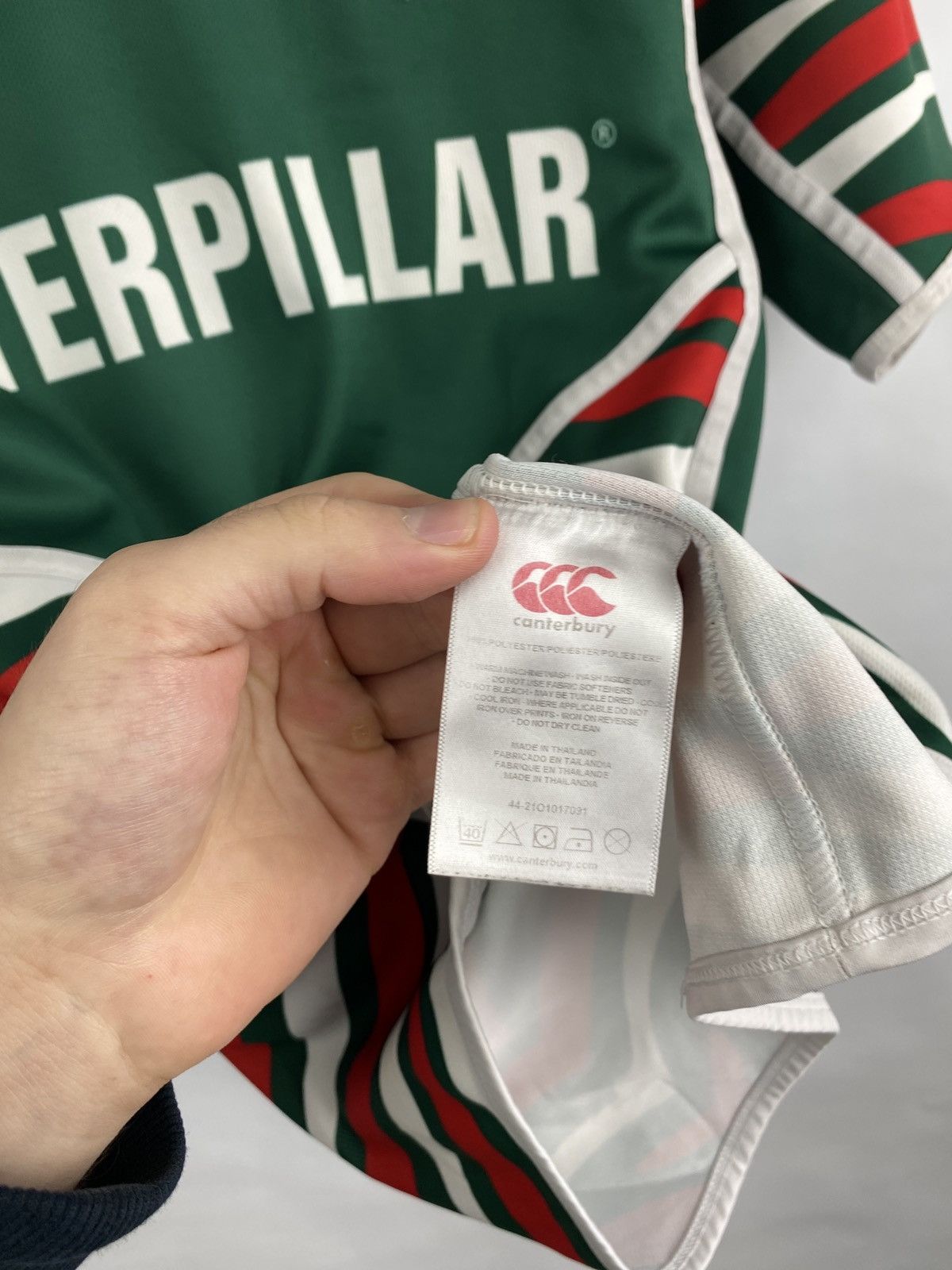 Canterbury of New Zealand Vintage Canterbury Leicester Tigers Rugby Jersey Football Size US S / EU 44-46 / 1 - 7 Thumbnail