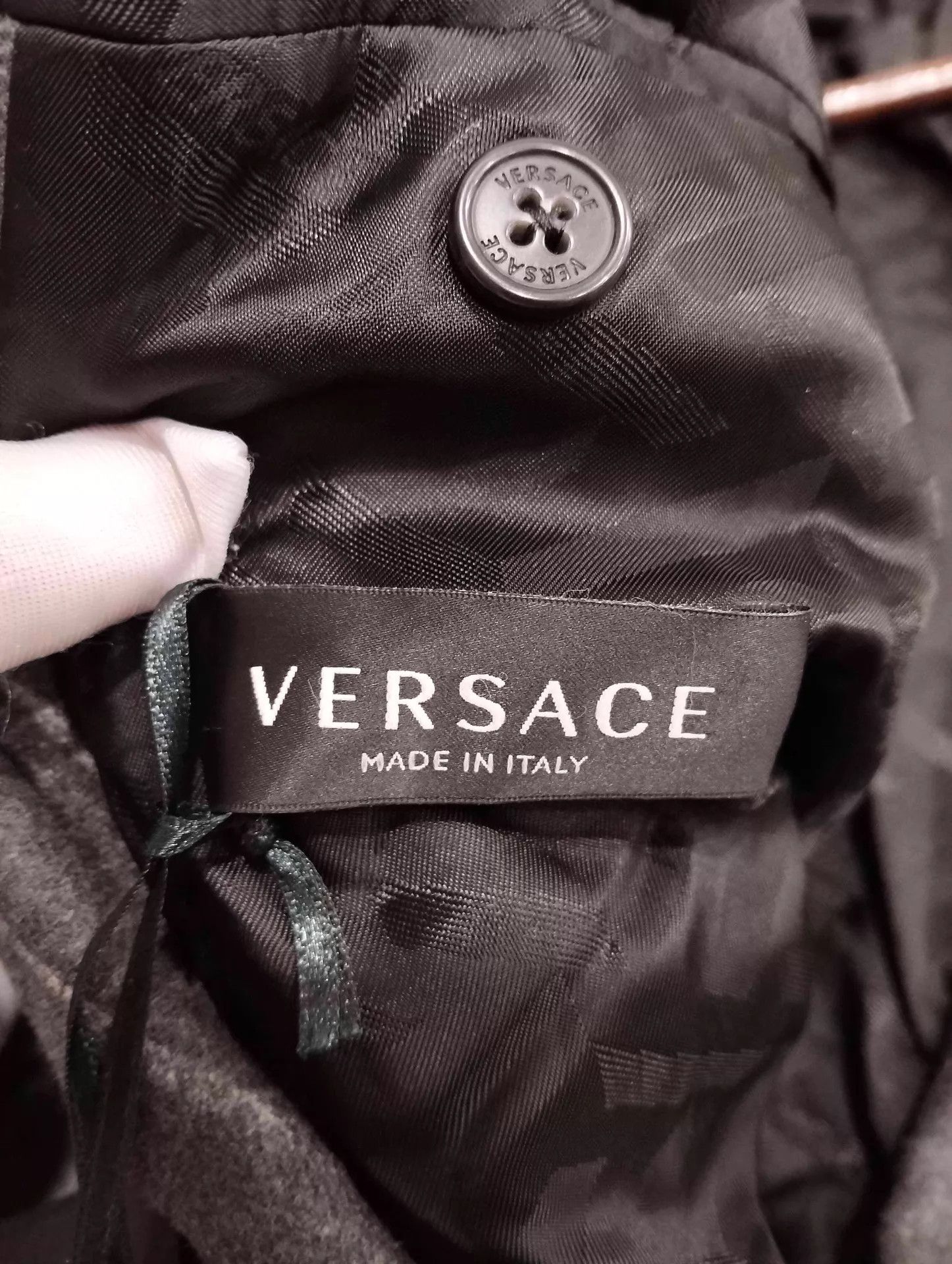 Versace VERSACE Striped Long Sleeve Blazer 50 Size 50R - 4 Thumbnail