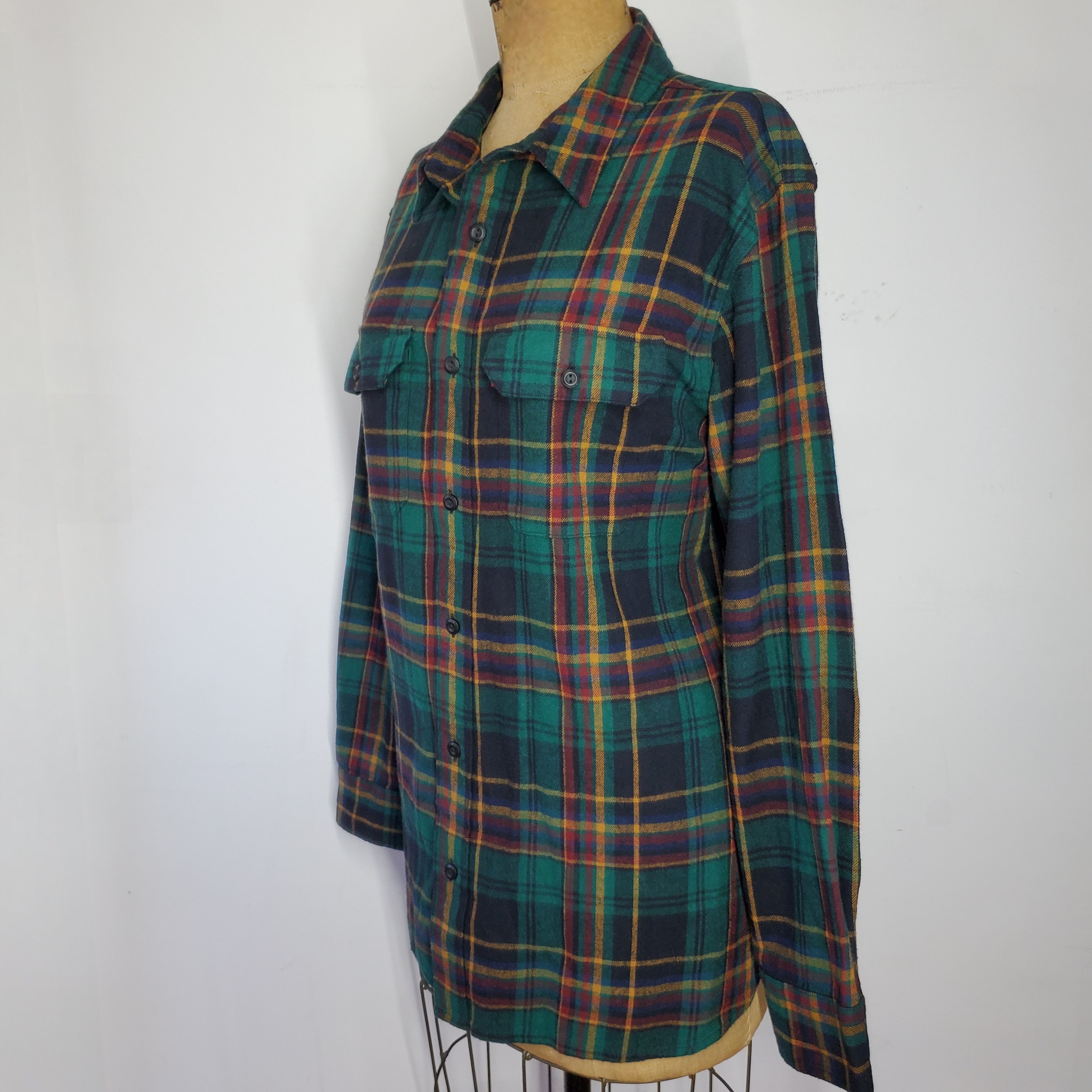Levi's Levi's Men's L Button Down Flannel Shirt Worker Relaxed Size US L / EU 52-54 / 3 - 5 Thumbnail