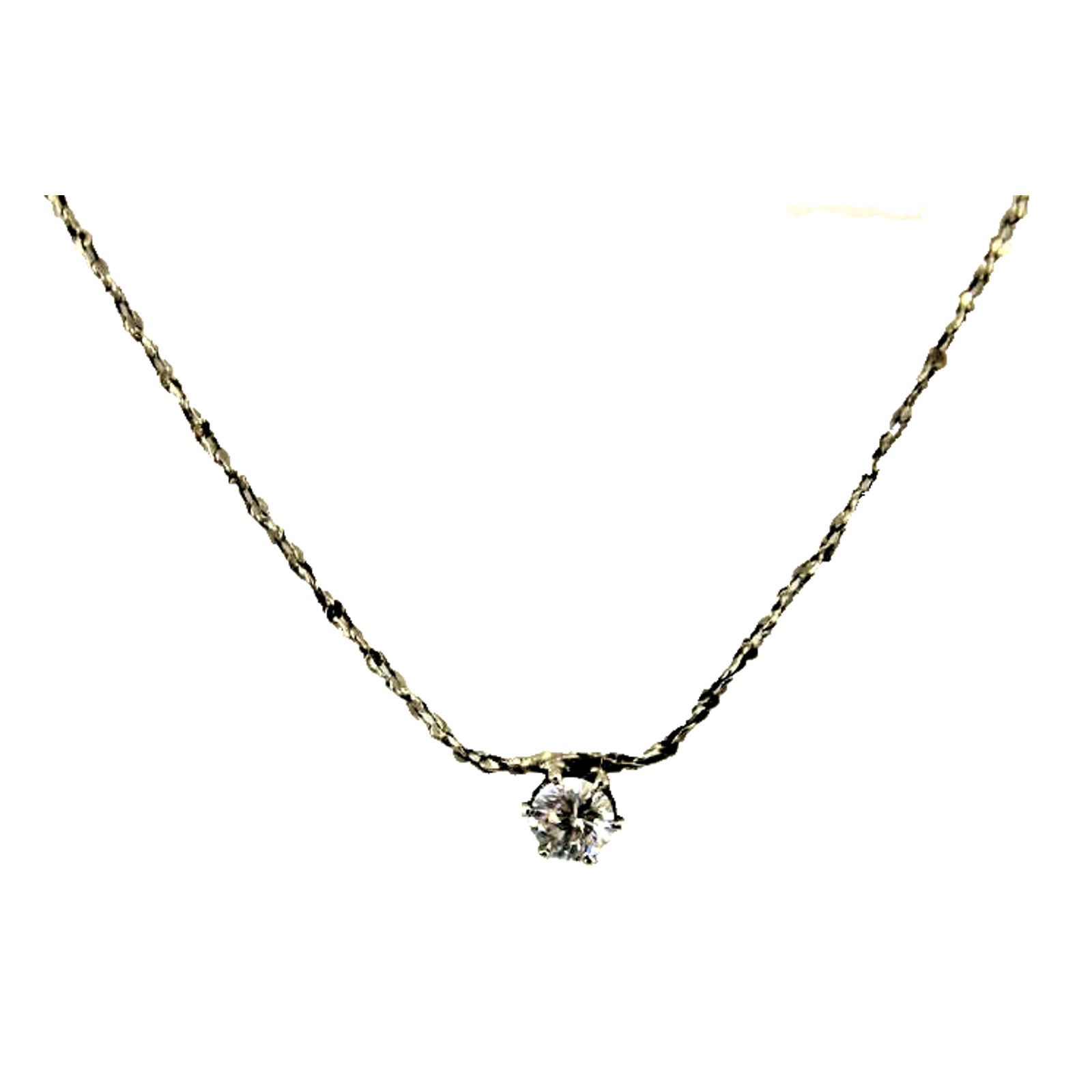 Other Vintage Little Stationary Brilliant Round Faceted On16"Chain Size ONE SIZE - 1 Thumbnail