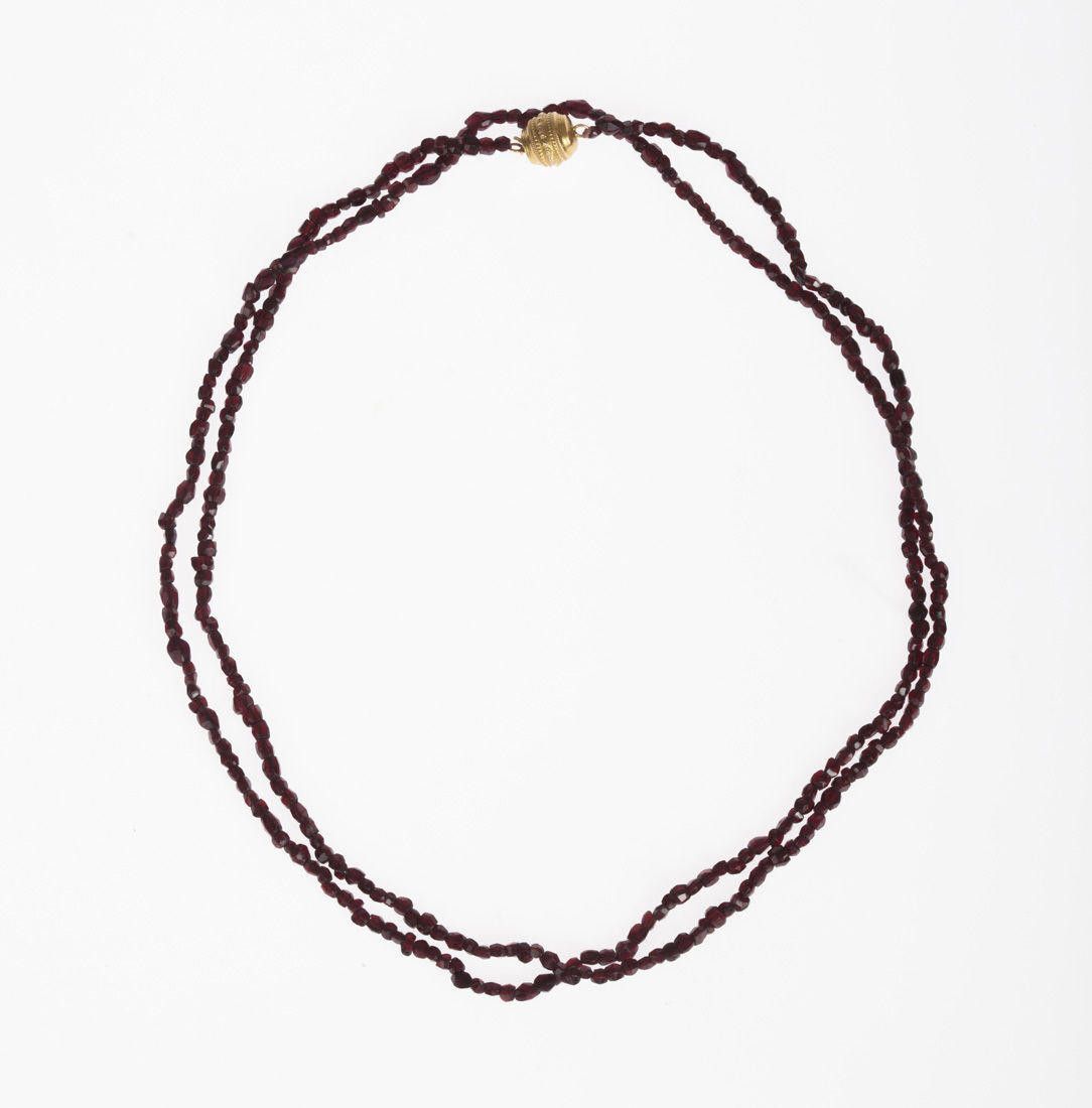 Designer Bohemian Red Garnet Rose Cut Bead Necklace Size ONE SIZE - 2 Thumbnail