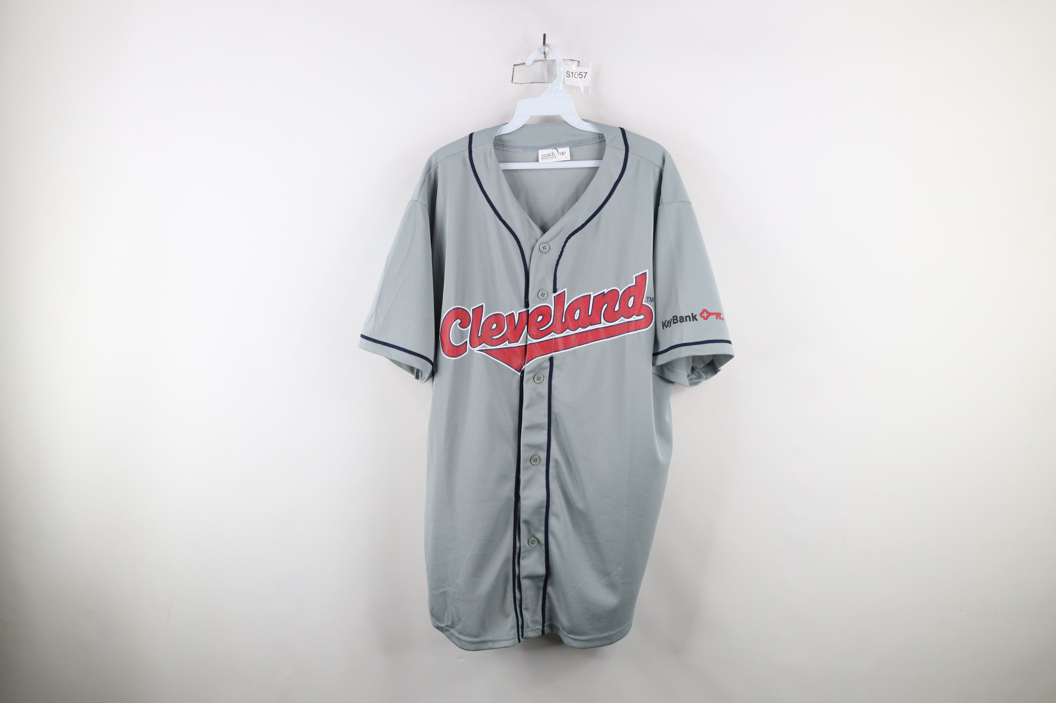 Vintage Vintage Hargrove Cleveland Indians Baseball Jersey Gray #21 Size US XL / EU 56 / 4 - 1 Thumbnail