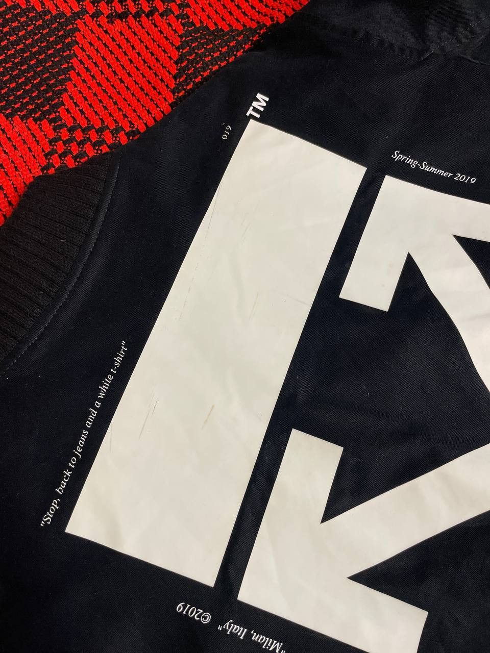 Off-White Off-White Varsity Bomber Jacket SS19 L Size US L / EU 52-54 / 3 - 11 Thumbnail