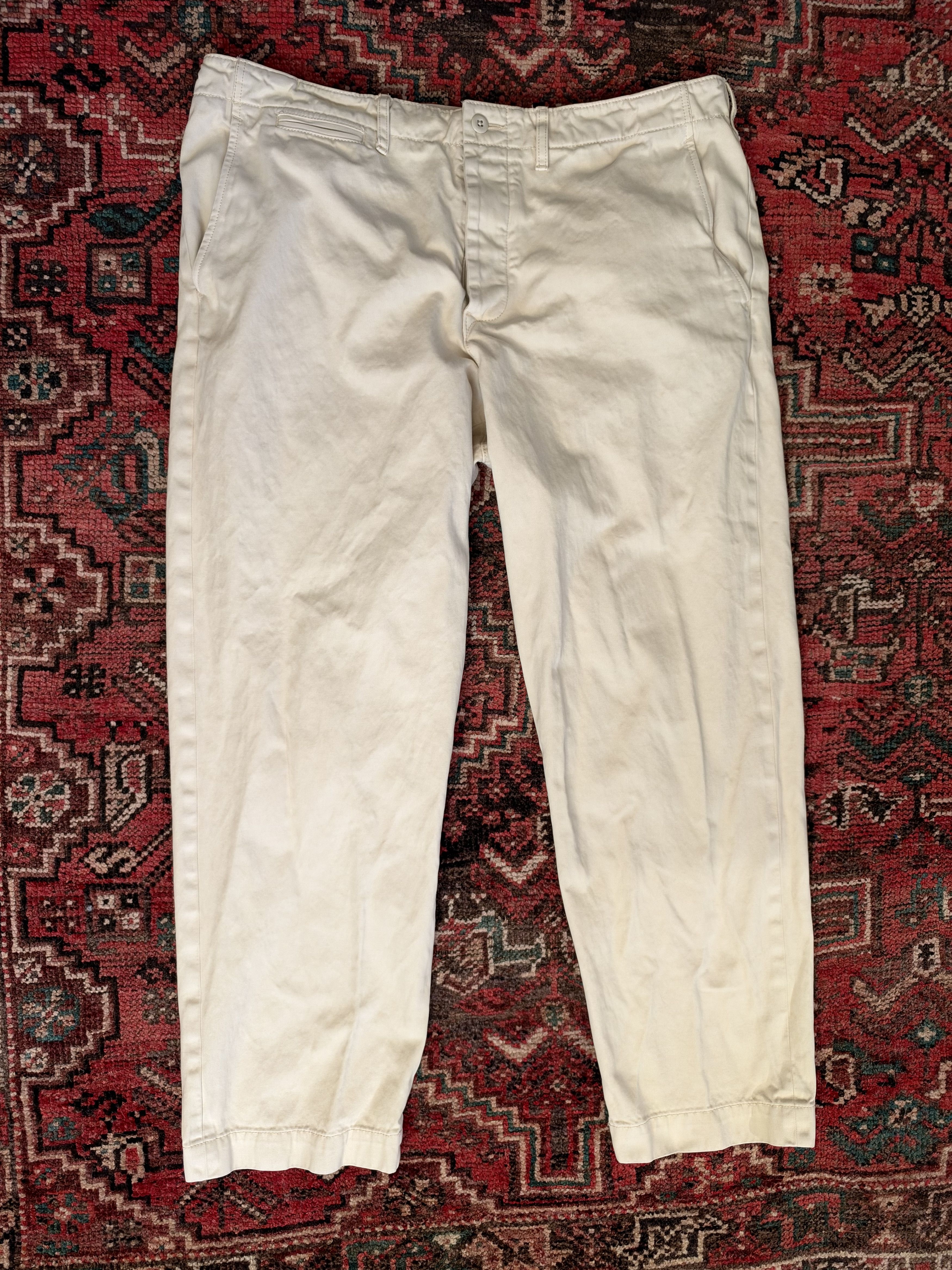Wallace & Barnes J.Crew Wallace & Barnes Selvedge Officer Chino in Ivory, 38 Size US 38 / EU 54 - 1 Thumbnail