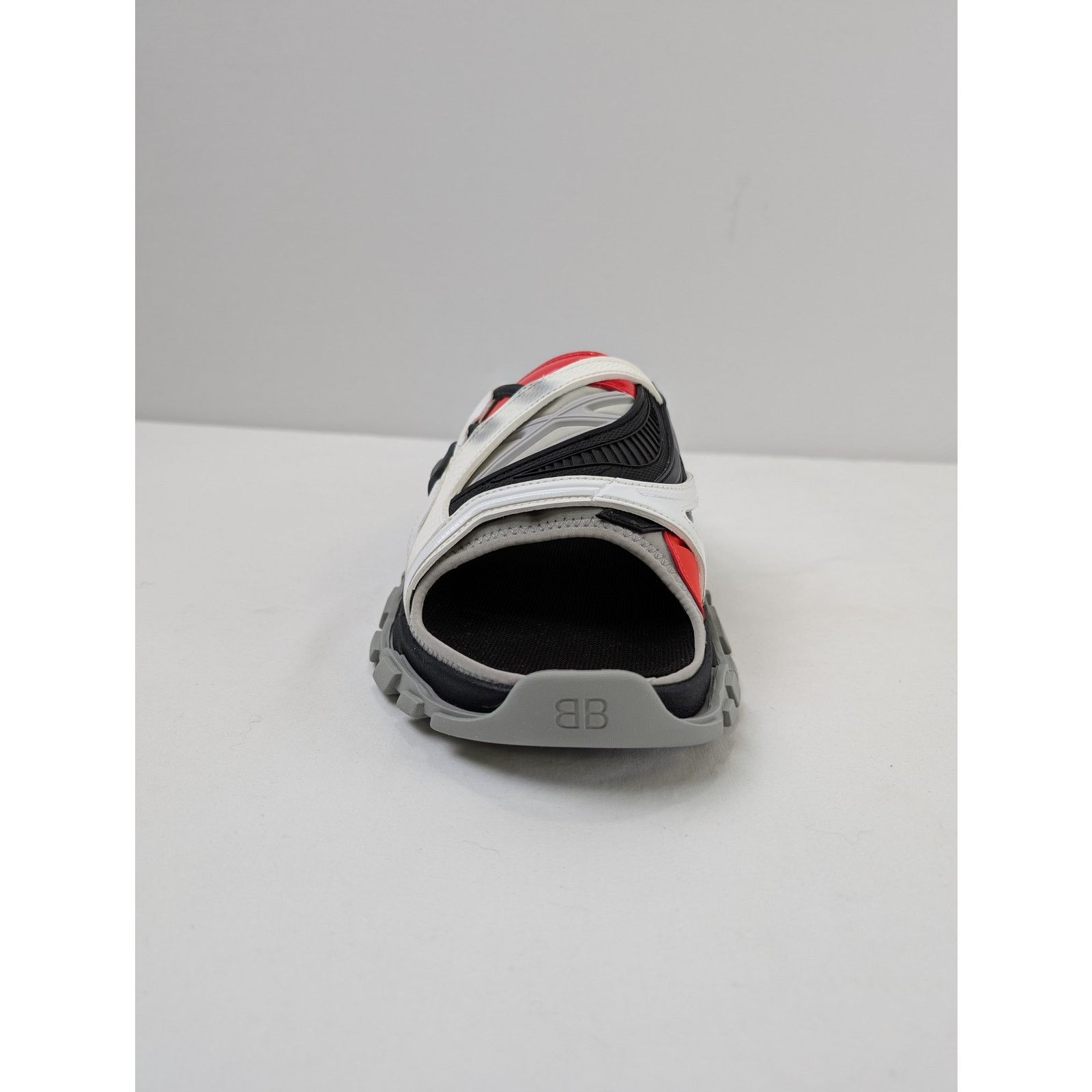 Balenciaga o1rshd1 Trcl Slide Slipper in Black/Grey/Red Size US 13 / EU 46 - 14 Thumbnail
