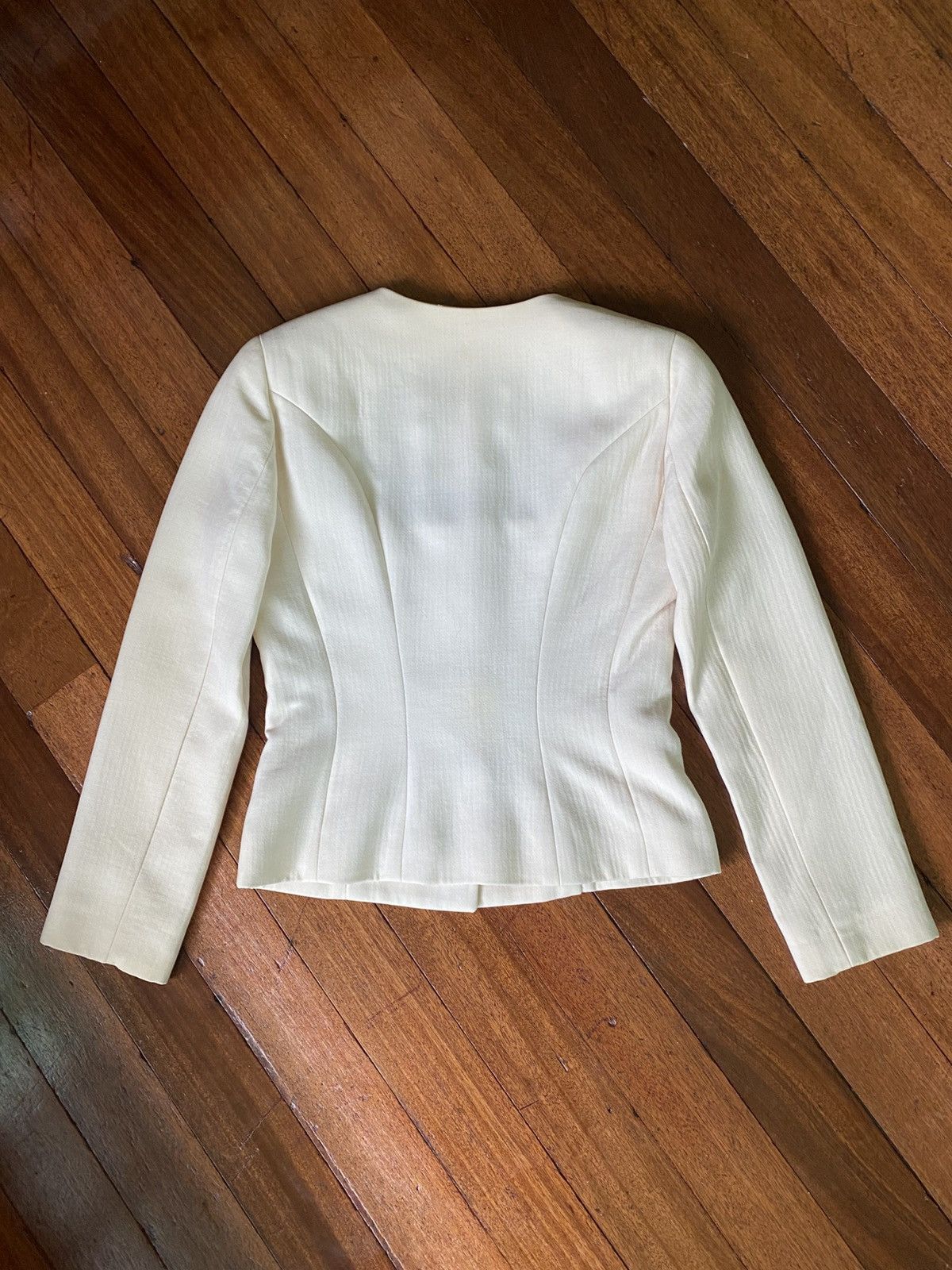 Balenciaga A/W 1992 Archive Balenciaga Ledix Rectangle Neck Jacket Size S / US 4 / IT 40 - 20 Thumbnail