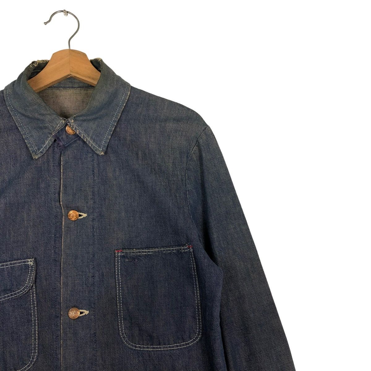 Vintage 🔥VINTAGE CHORE DENIM JACKET WRANGLER MULTI PCOKET Size US M / EU 48-50 / 2 - 6 Thumbnail