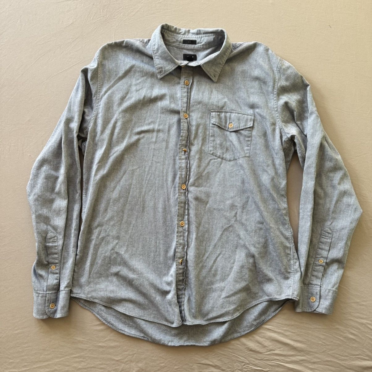 J.Crew J.Crew twill button up shirt Size US XL / EU 56 / 4 - 2 Thumbnail