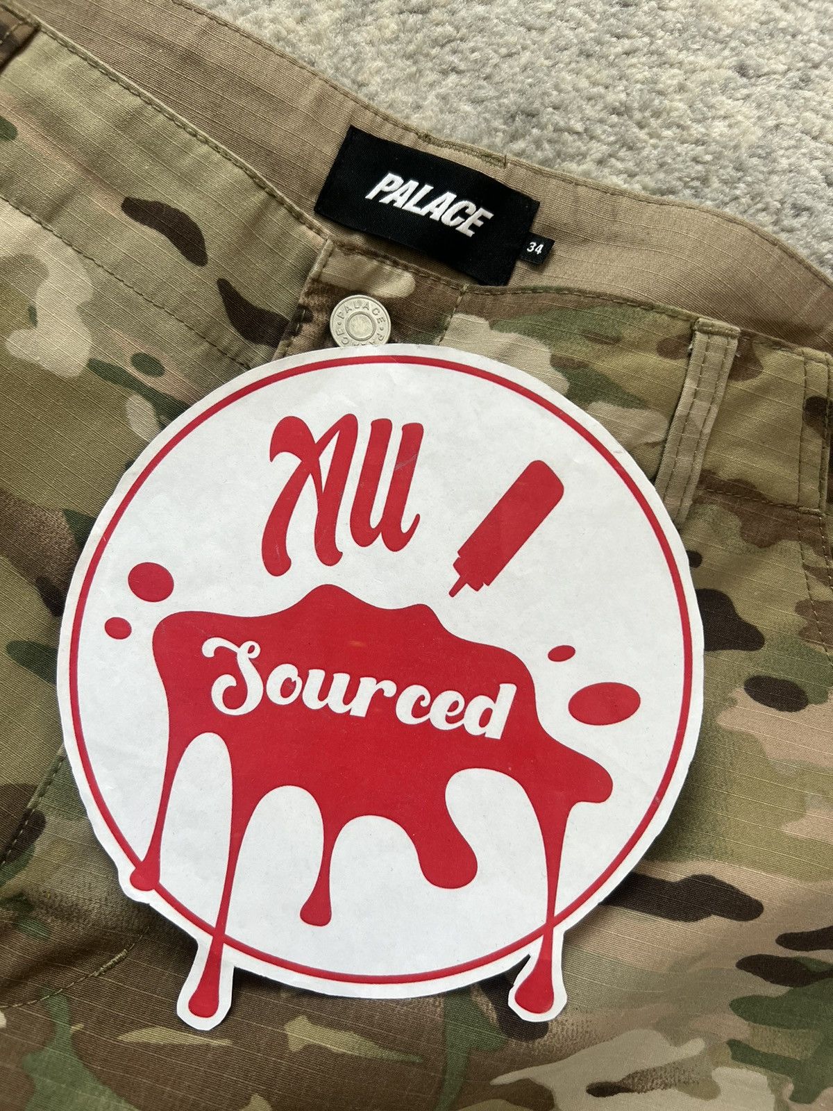 Palace Palace FW19 NYCO P Carp Camo Cargo Trouser Size US 34 / EU 50 - 3 Thumbnail