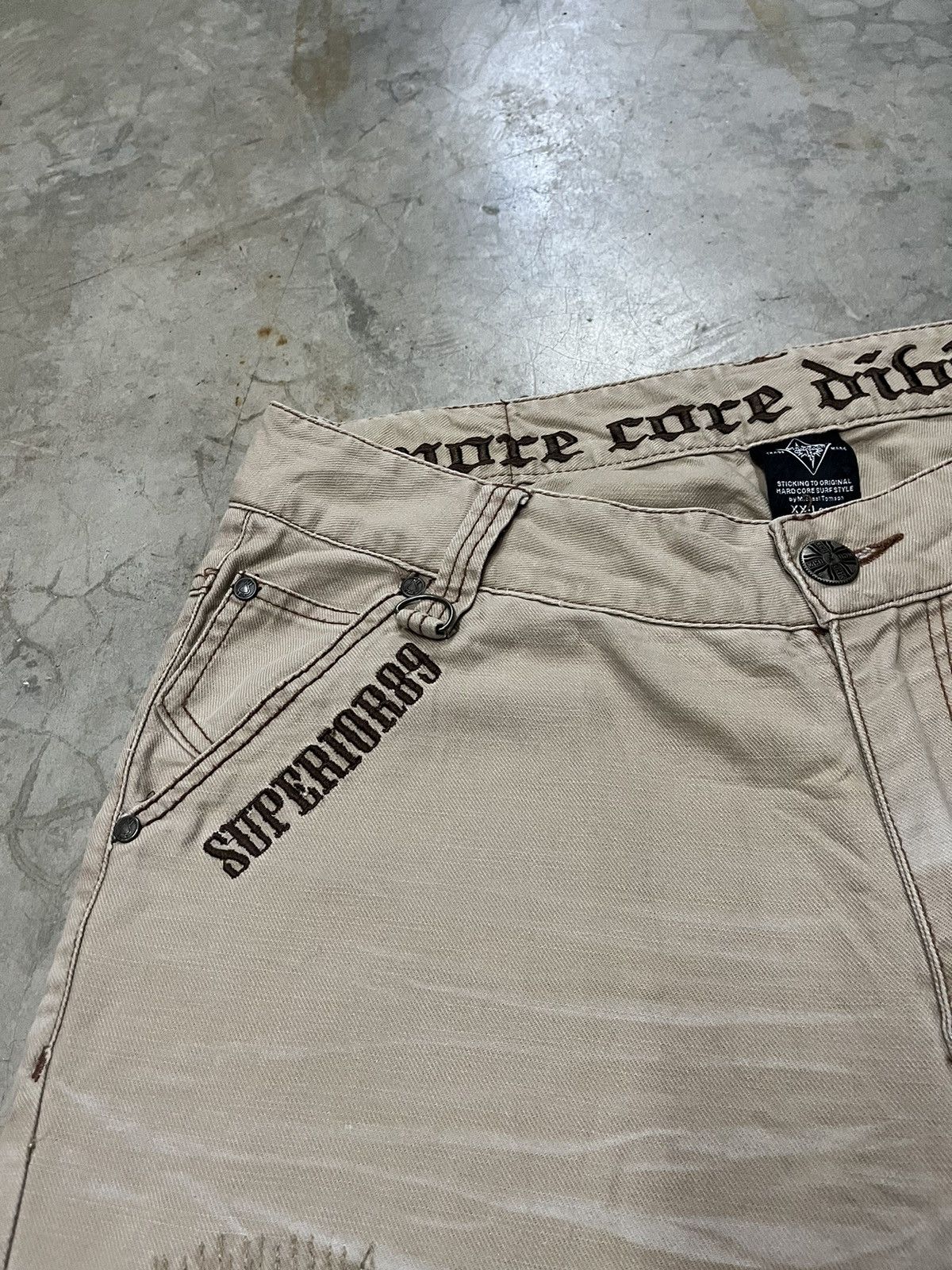 Hysteric Glamour MCD patchwork shashiko boro pant Size US 33 - 4 Thumbnail