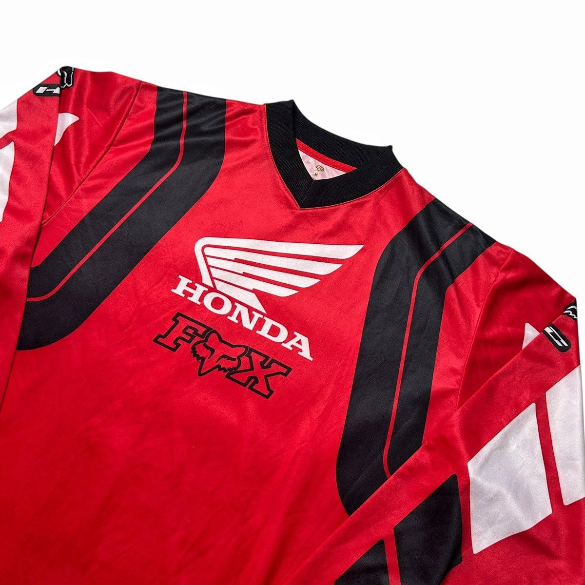 Fox Racing × Honda × Vintage Vintage 00s Honda Fox Racing Motocross Jersey Size US M / EU 48-50 / 2 - 3 Thumbnail