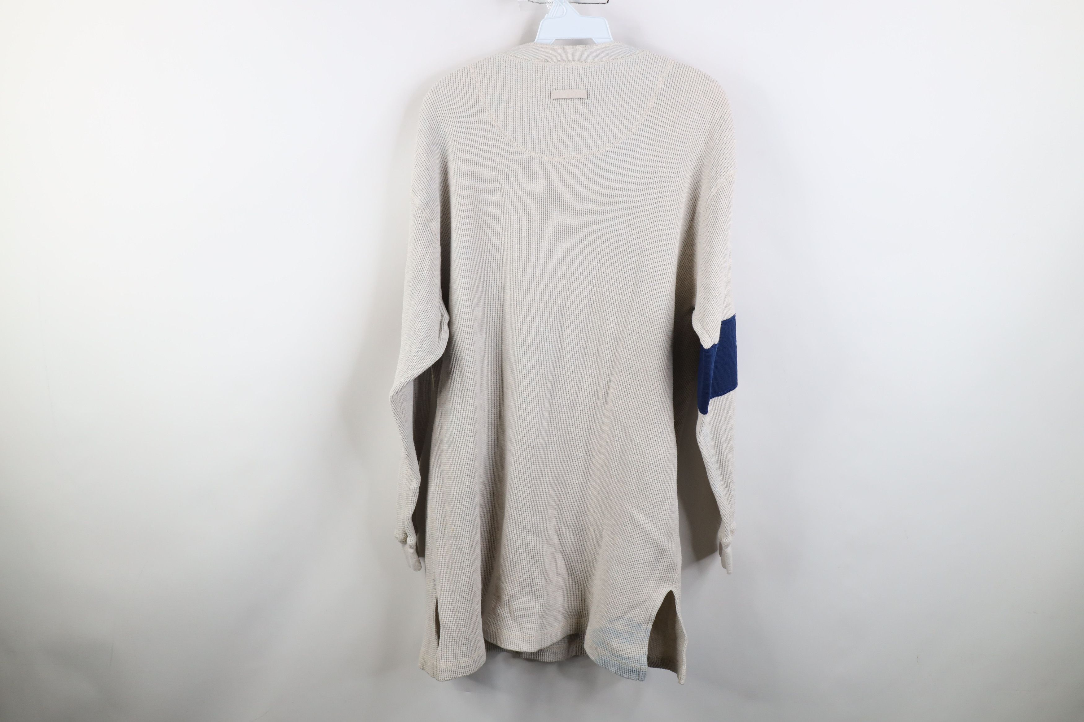 Vintage Vintage 90s Streetwear Thermal Waffle Knit Henley T-Shirt Size XL / US 12-14 / IT 48-50 - 14 Thumbnail