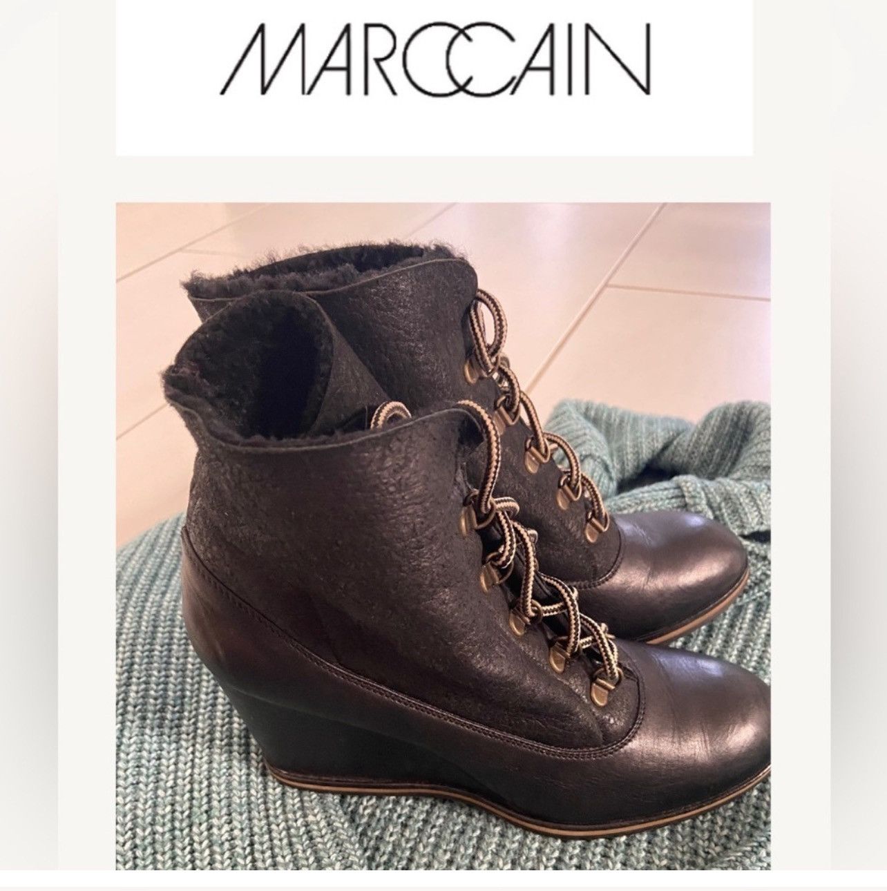Other Marc Cain shirling leather boots 8.5 Size US 8.5 / IT 38.5 - 1 Thumbnail