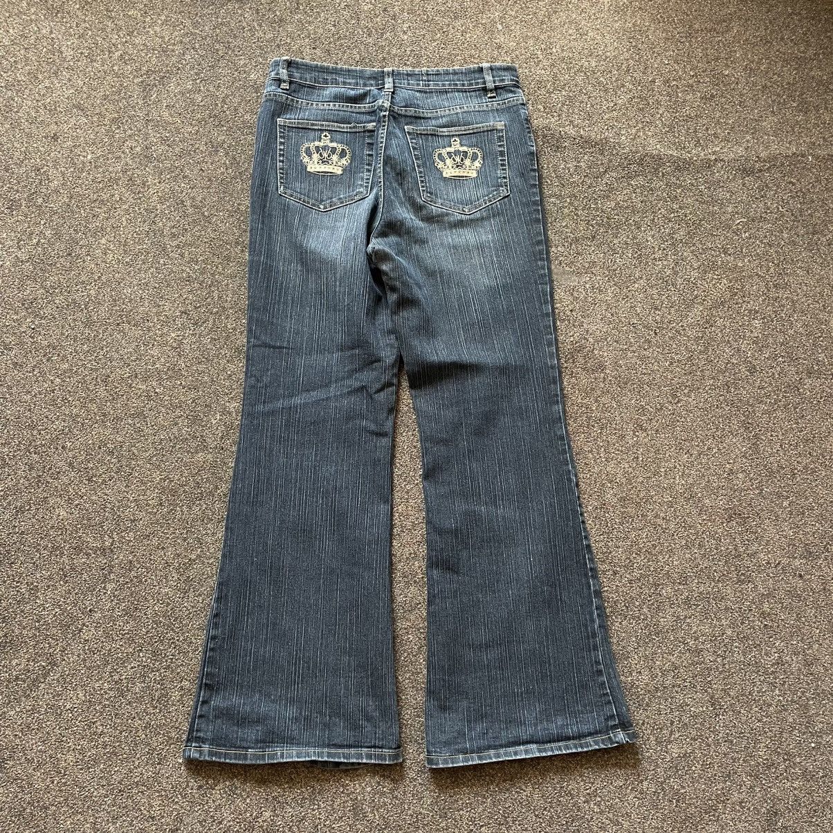 Vintage Vintage Y2K Baggy Bootcut Jeans Distressed Skate Aesthetic 3 Size 32" / US 10 / IT 46 - 1 Thumbnail