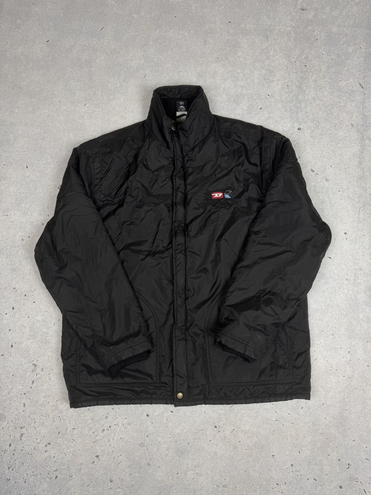 Diesel Vintage Diesel Spell Out Puffer Jacket Avant Garde Size US L / EU 52-54 / 3 - 2 Thumbnail