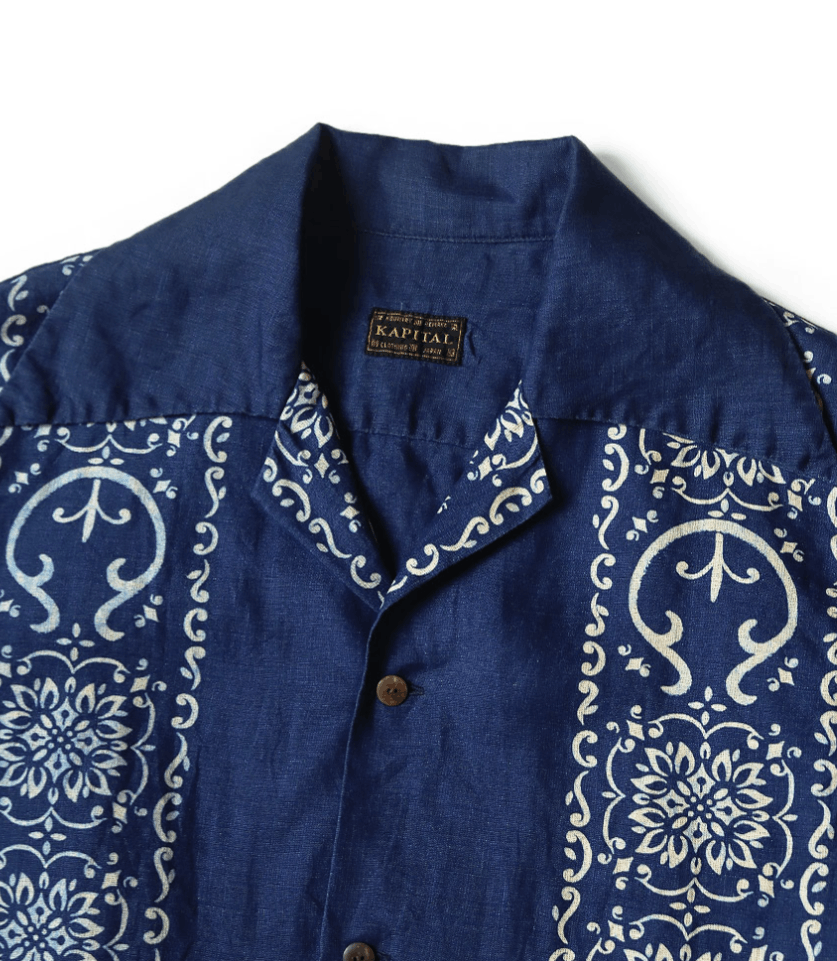 Kapital Habananaja Pattern Rangle Collar Cuba Shirt Size US L / EU 52-54 / 3 - 4 Thumbnail