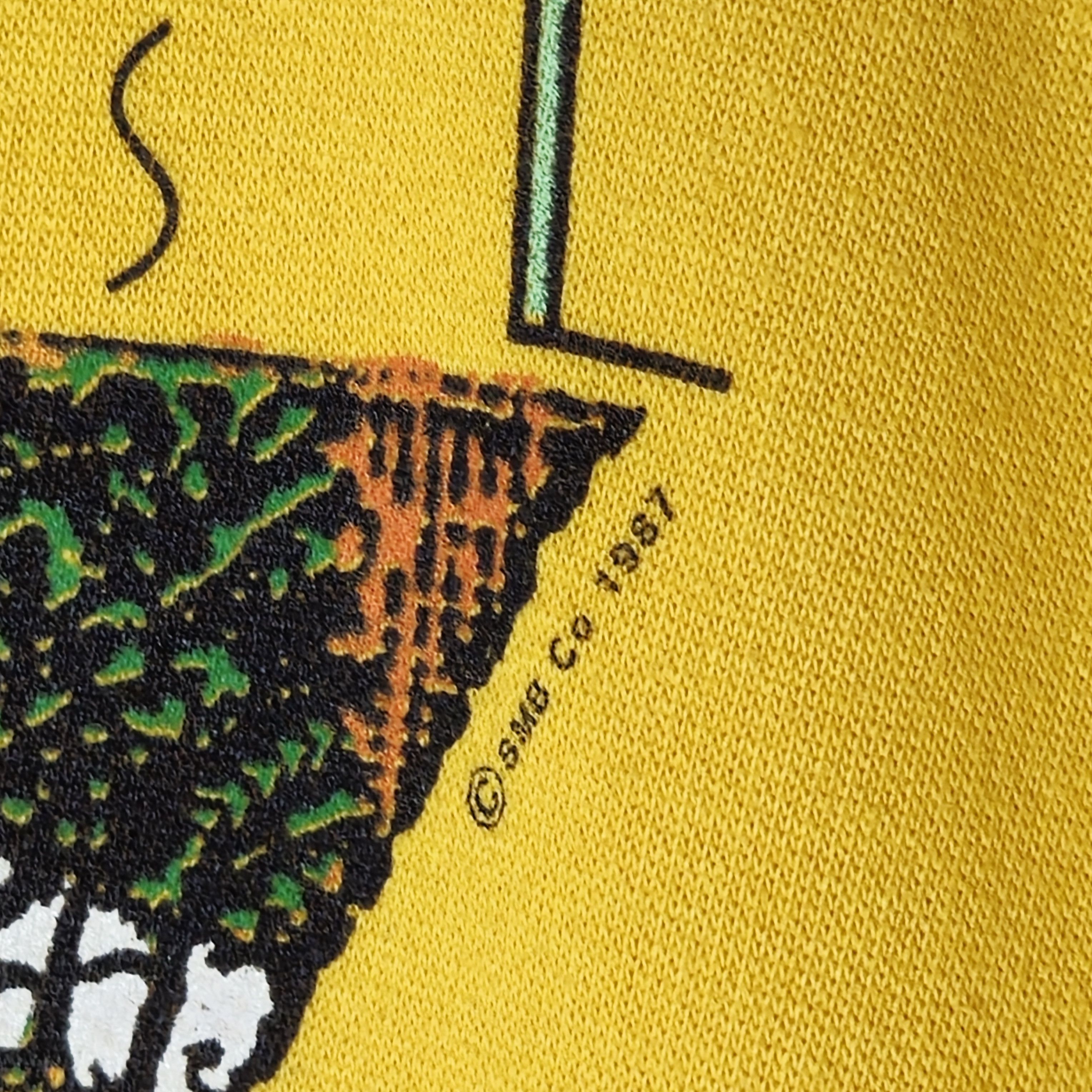 Hanes Vtg Hobie Paradise Exotic Tours Crewneck Sweatshirt 1987 Size US L / EU 52-54 / 3 - 4 Thumbnail