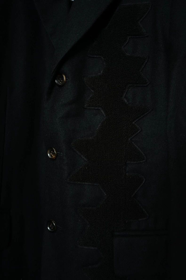 Comme des Garcons Comme Des Garcons Embroidered Patchwork Star Wool Coat Size US S / EU 44-46 / 1 - 6 Thumbnail