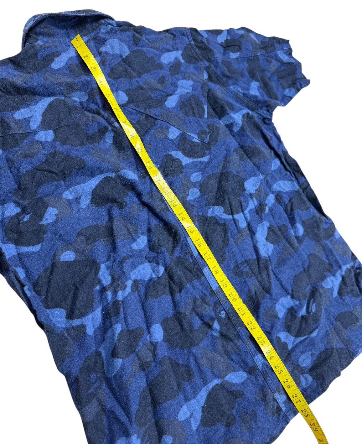 Bape BAPE blue camo Short sleevde shirt Size US L / EU 52-54 / 3 - 9 Thumbnail